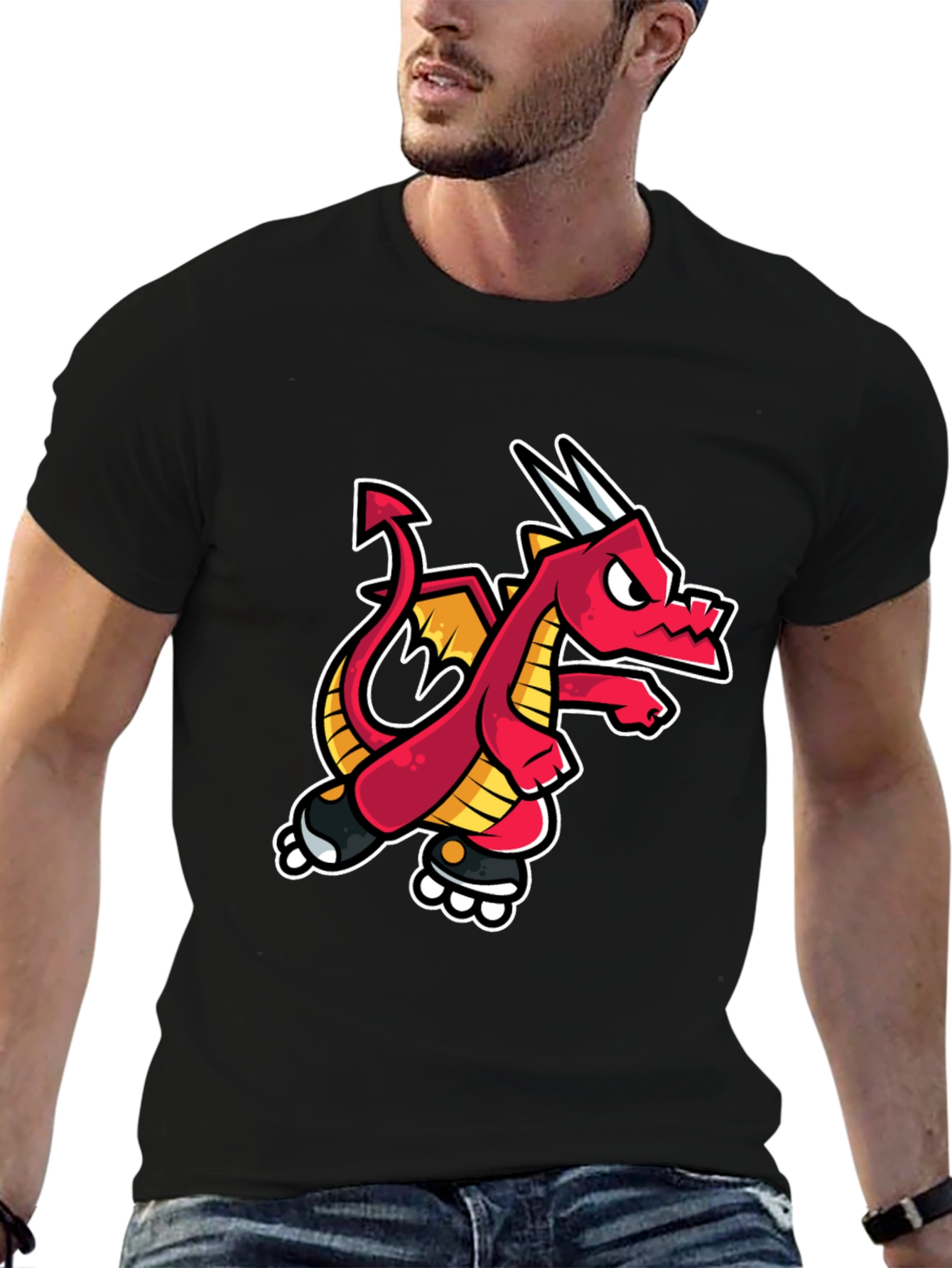 Dragon T-Shirt - Cartoon Style Graphic Tee