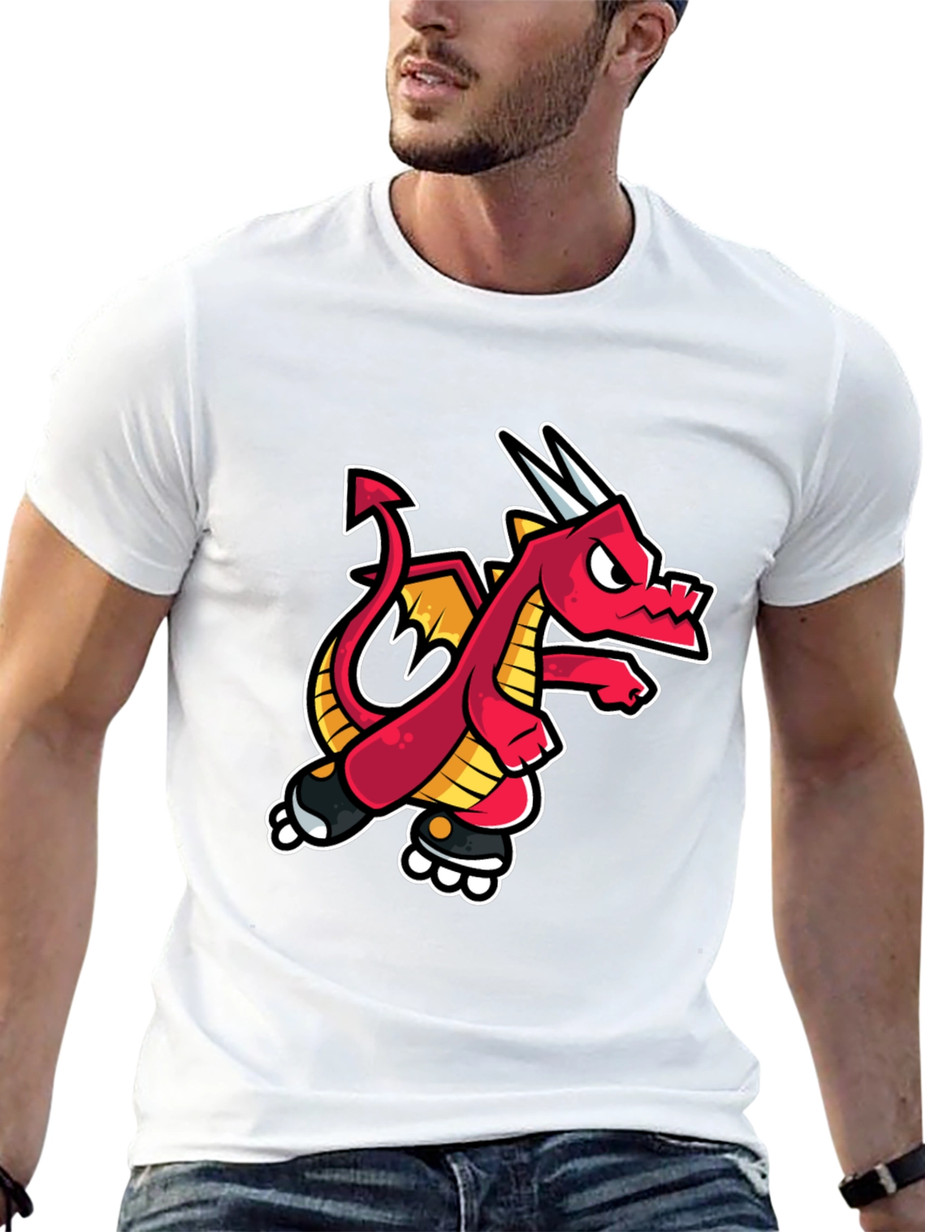Dragon T-Shirt - Cartoon Style Graphic Tee