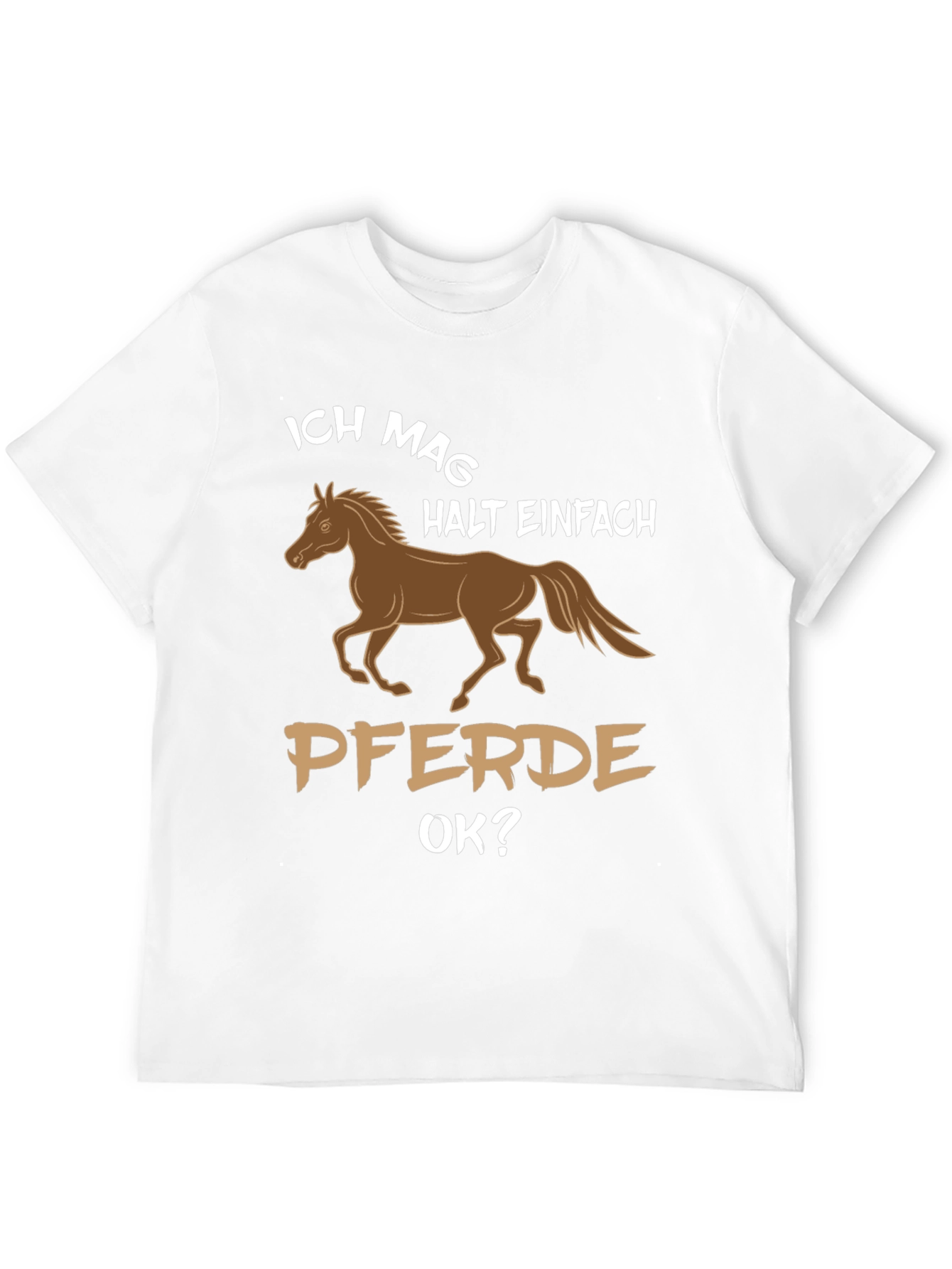 Horse Lover T-Shirt - Ich Mag Pferde
