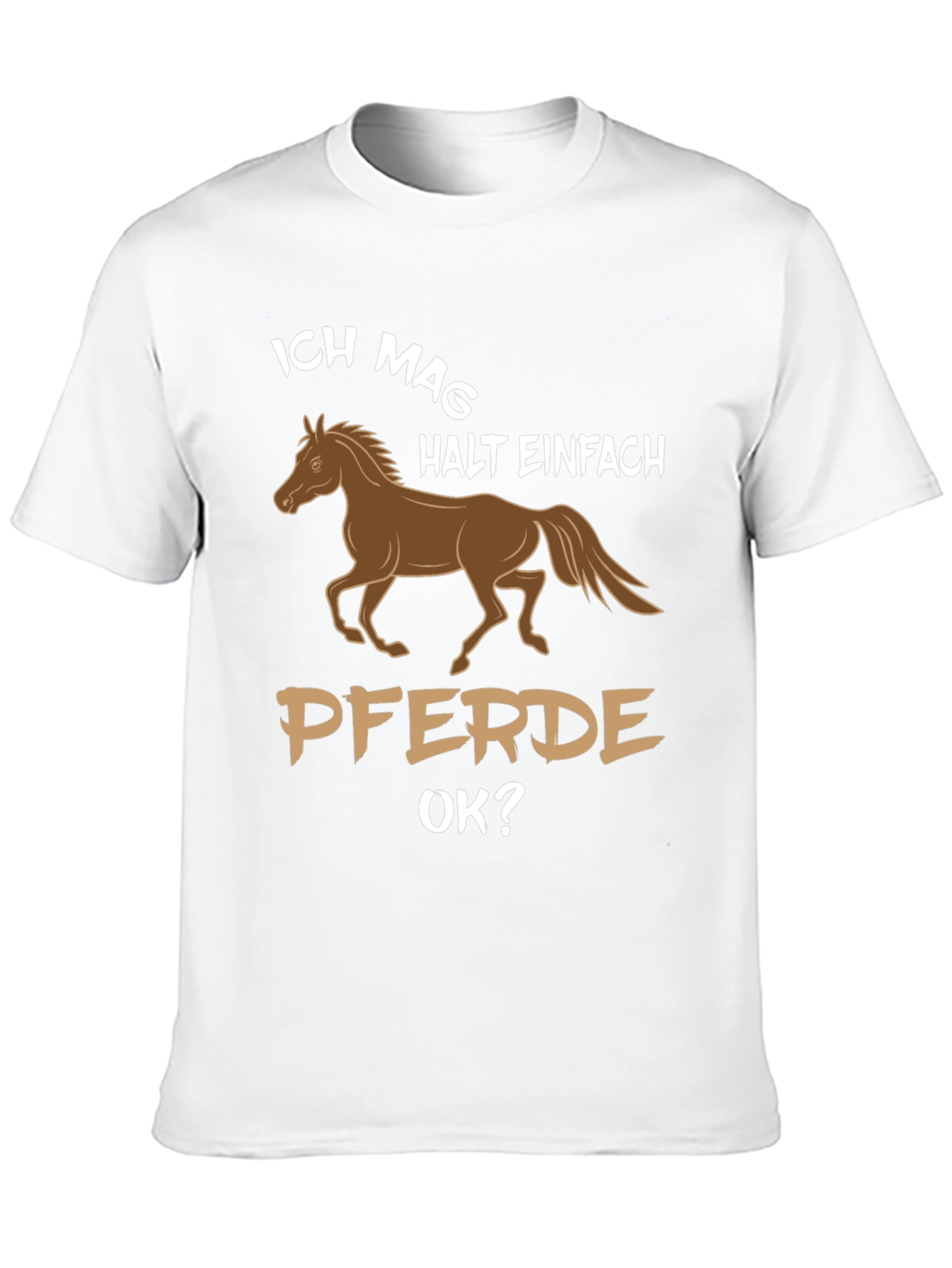 Horse Lover T-Shirt - Ich Mag Pferde