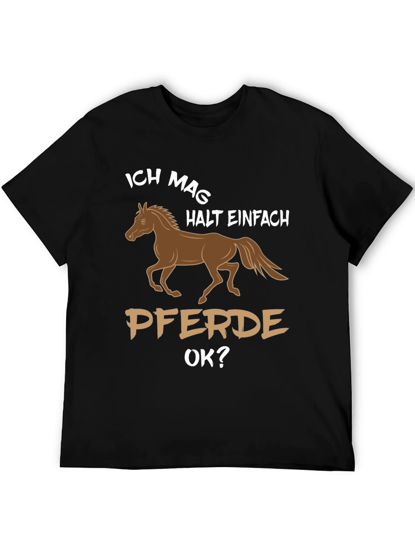 Horse Lover T-Shirt - Ich Mag Pferde