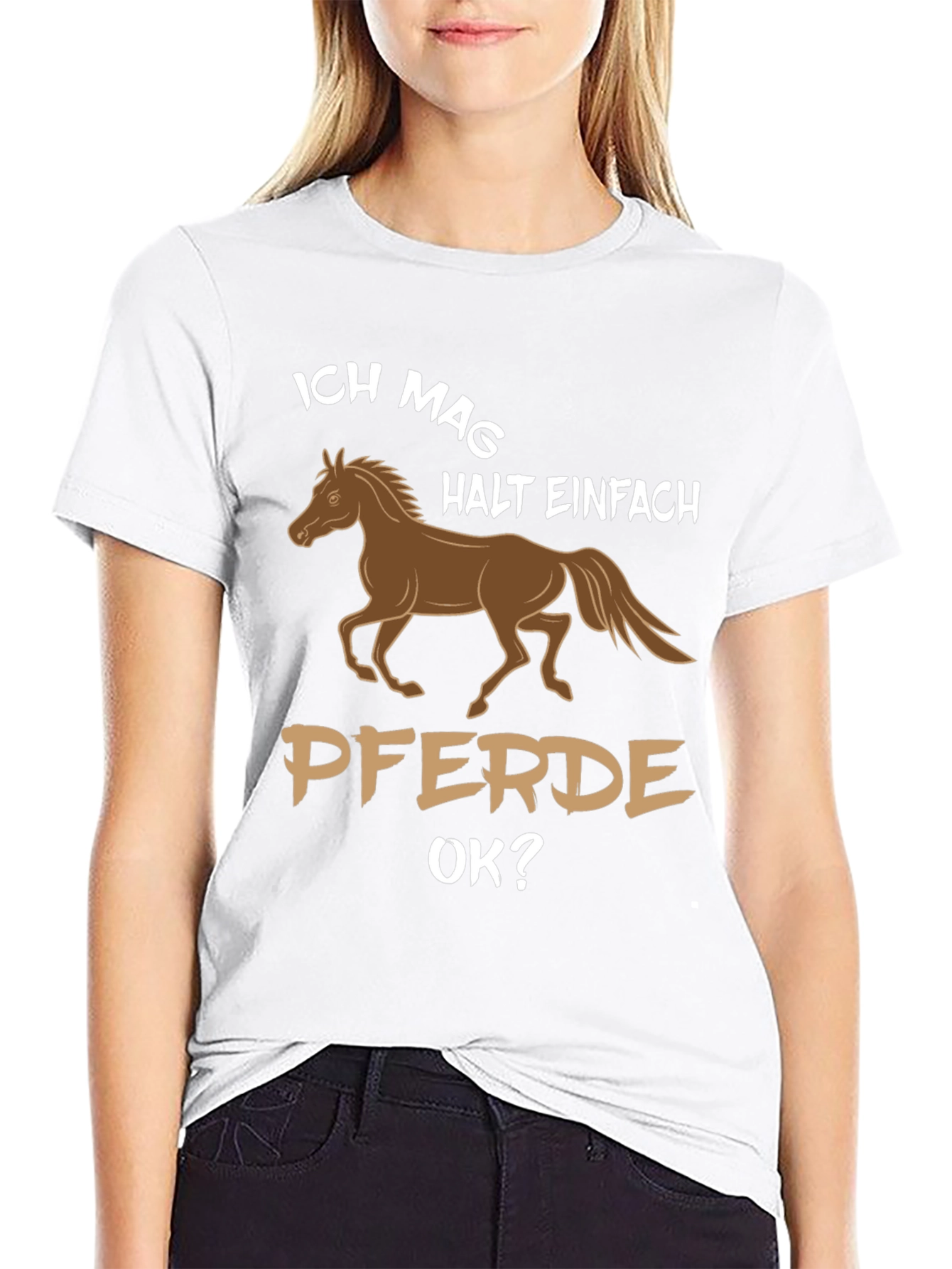 Horse Lover T-Shirt - Ich Mag Pferde