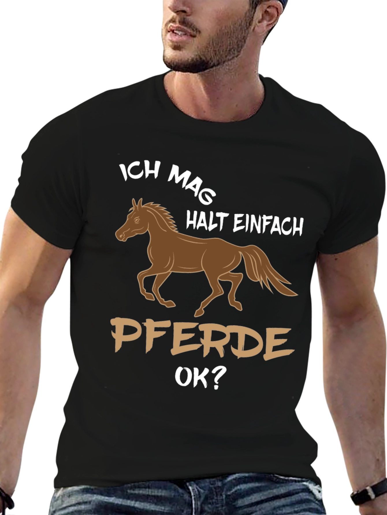 Horse Lover T-Shirt - Ich Mag Pferde