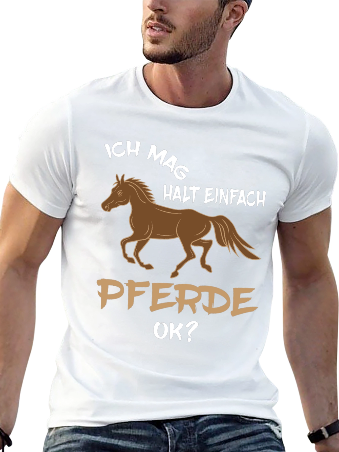 Horse Lover T-Shirt - Ich Mag Pferde