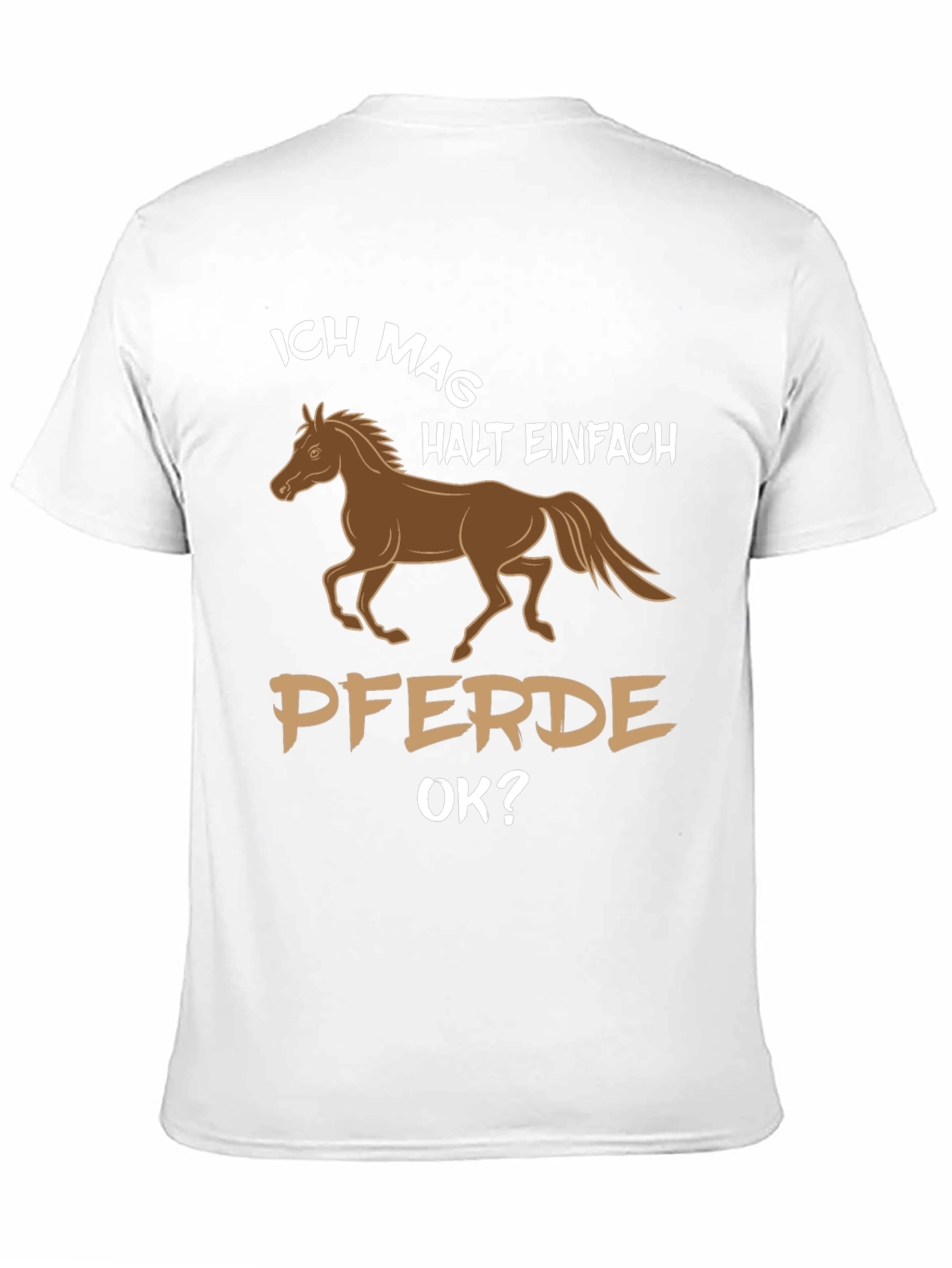 Horse Lover T-Shirt - Ich Mag Pferde