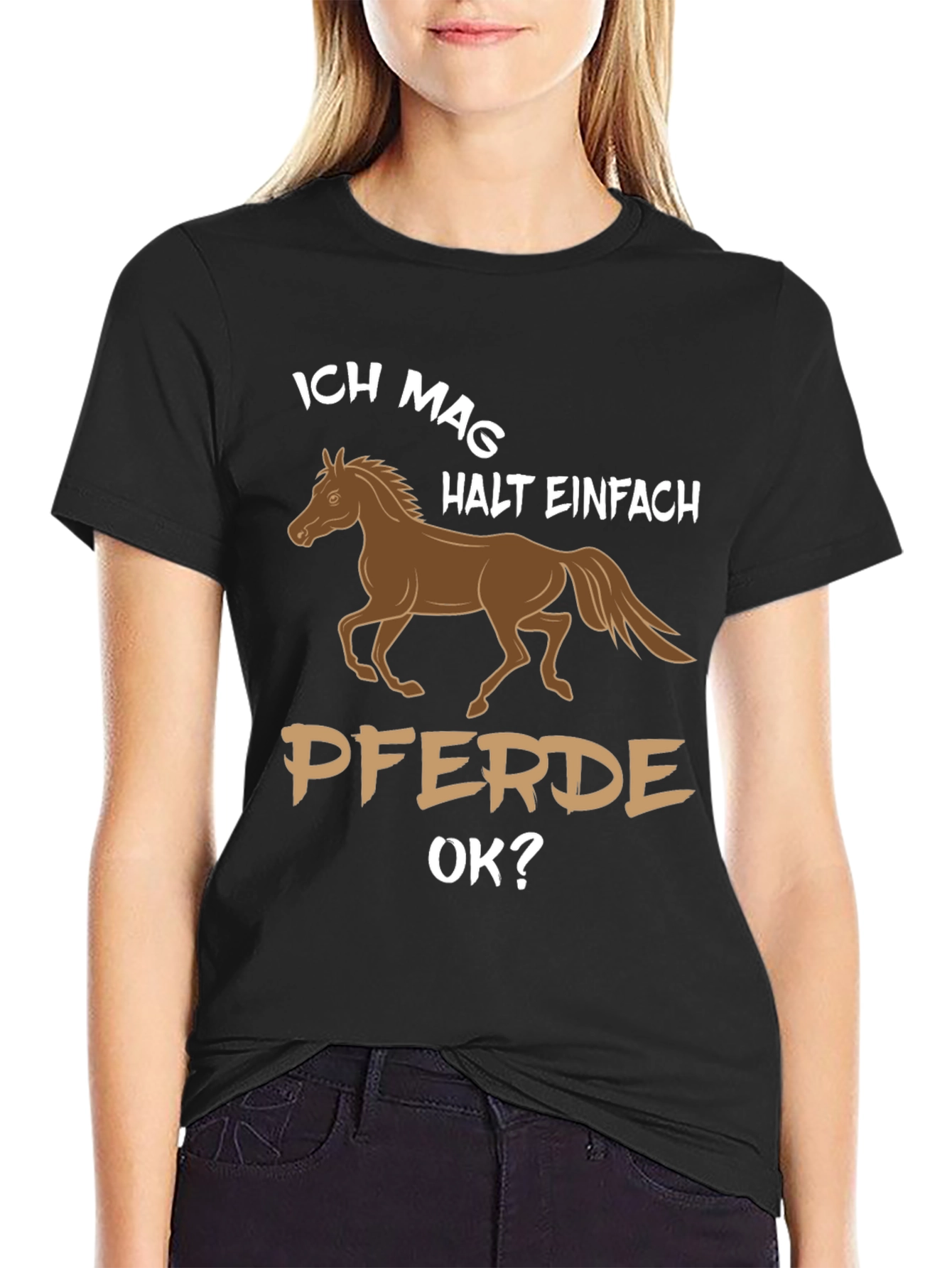 Horse Lover T-Shirt - Ich Mag Pferde