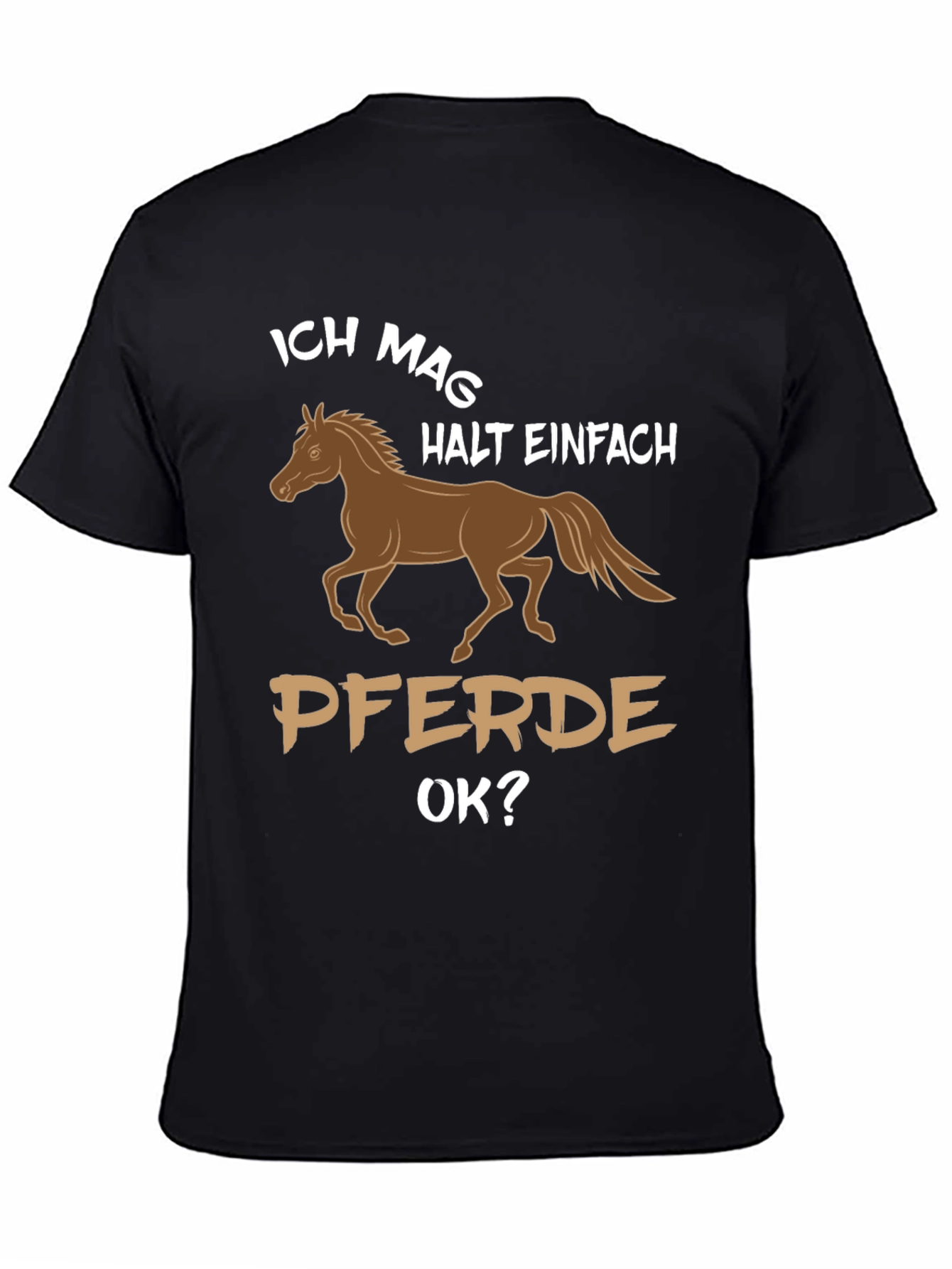 Horse Lover T-Shirt - Ich Mag Pferde