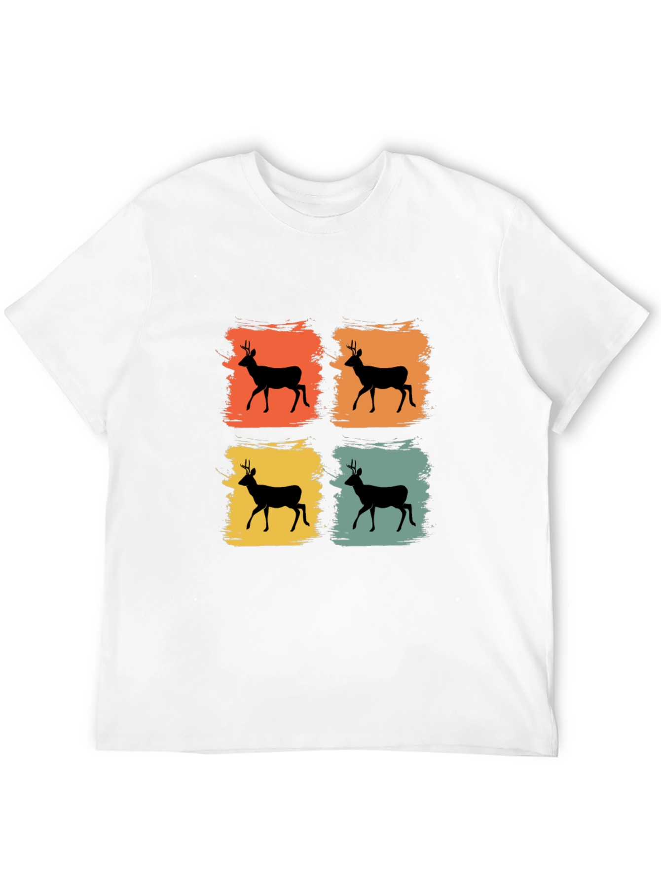 Retro Deer Silhouette T-Shirt