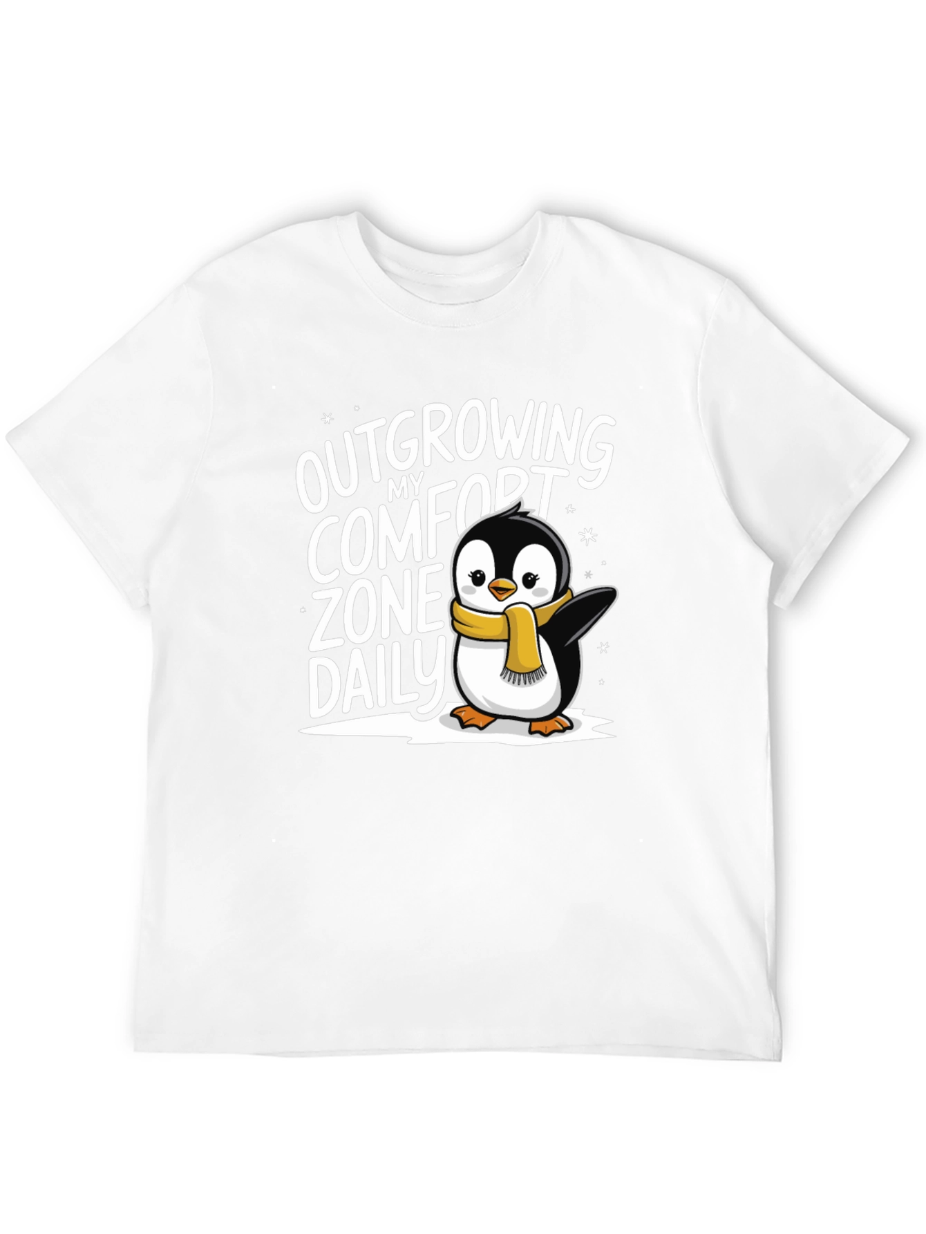 Outgrowing Comfort Zone Penguin T-Shirt