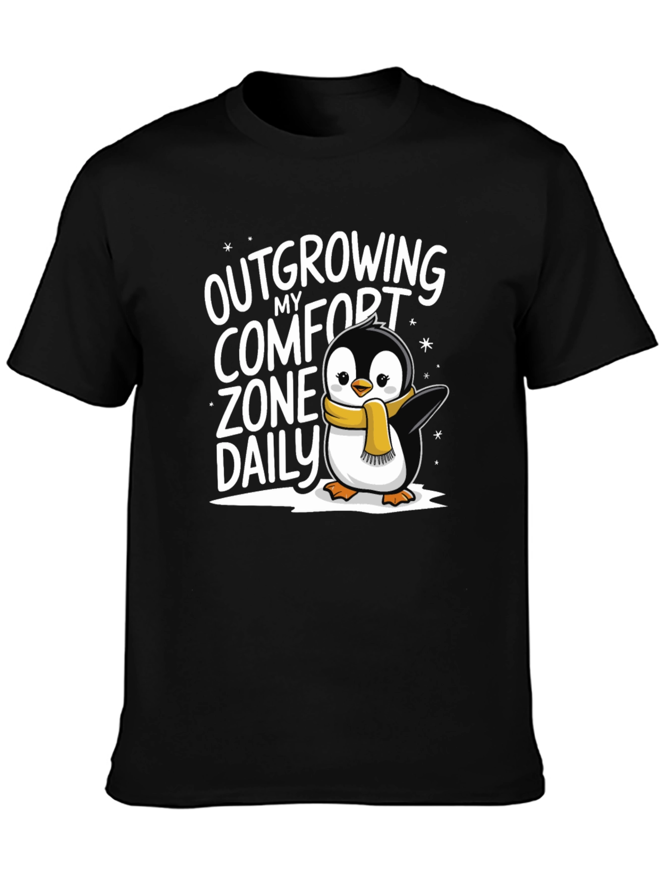 Outgrowing Comfort Zone Penguin T-Shirt