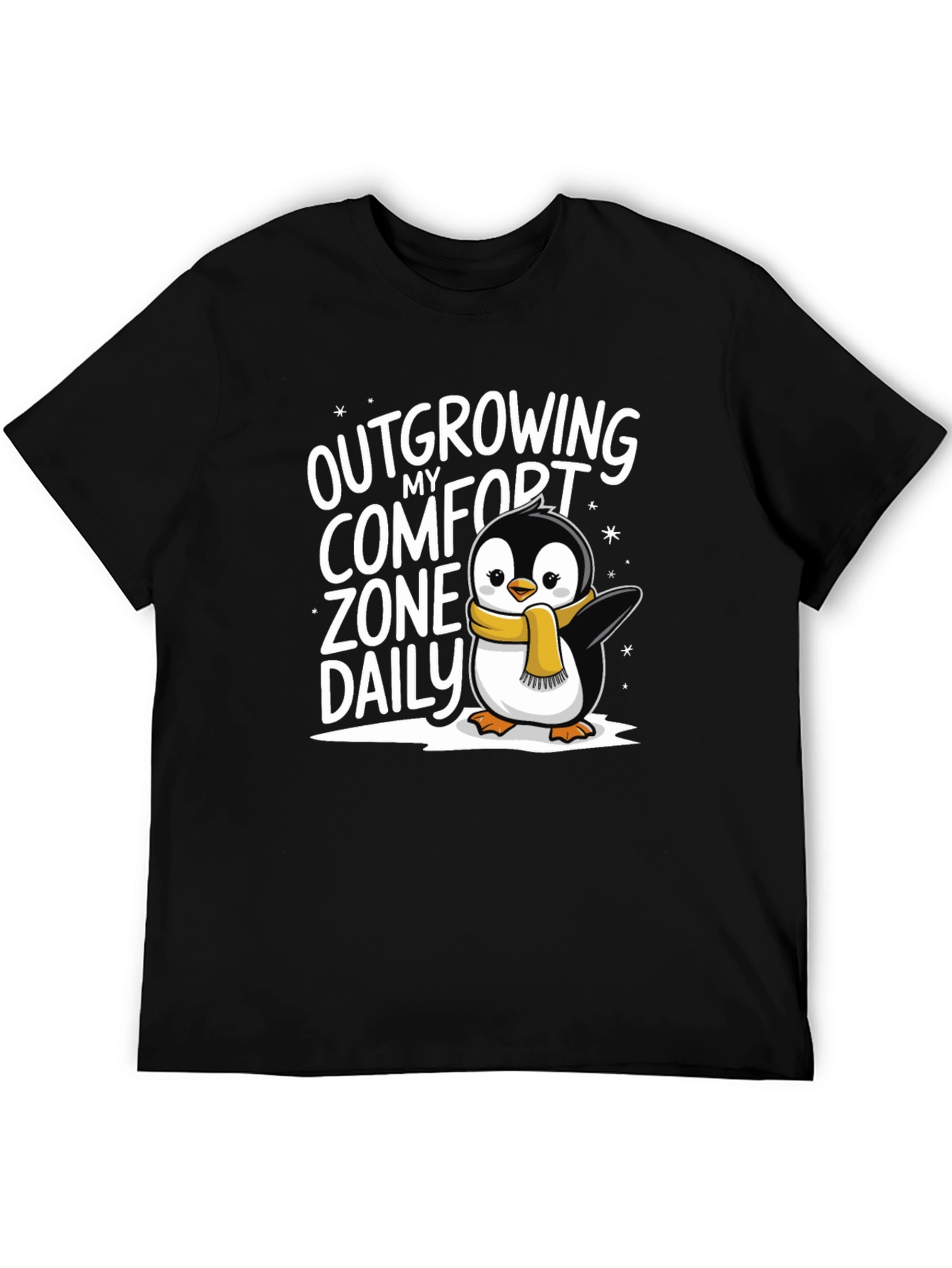 Outgrowing Comfort Zone Penguin T-Shirt