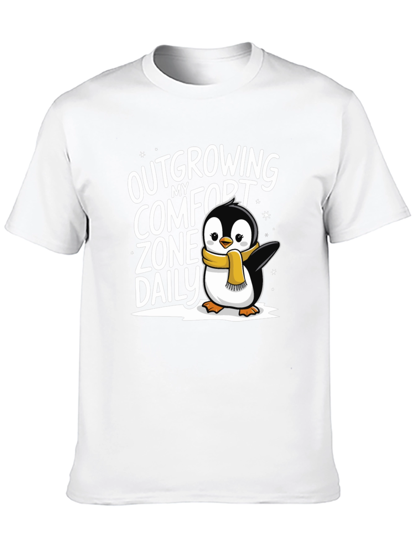 Outgrowing Comfort Zone Penguin T-Shirt