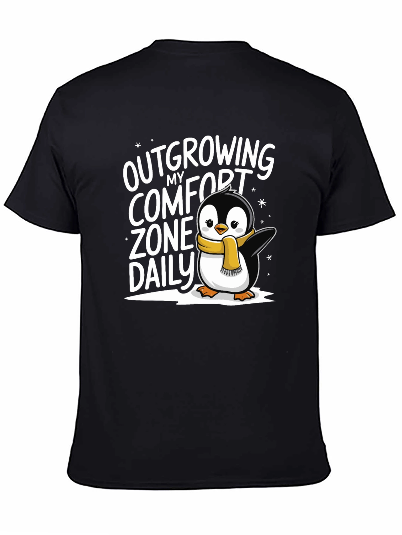 Outgrowing Comfort Zone Penguin T-Shirt