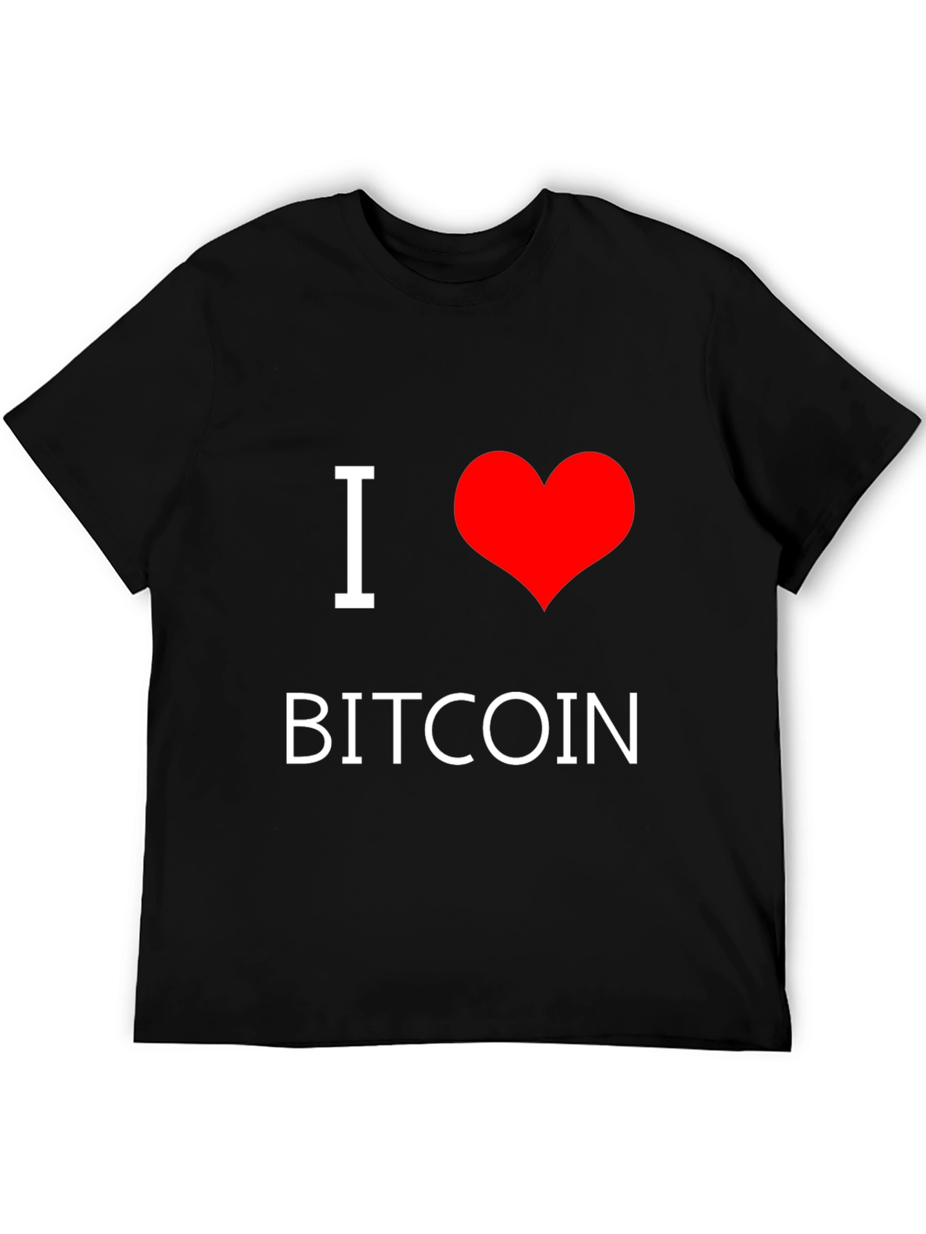 I Love Bitcoin T-Shirt - Crypto Enthusiast Tee