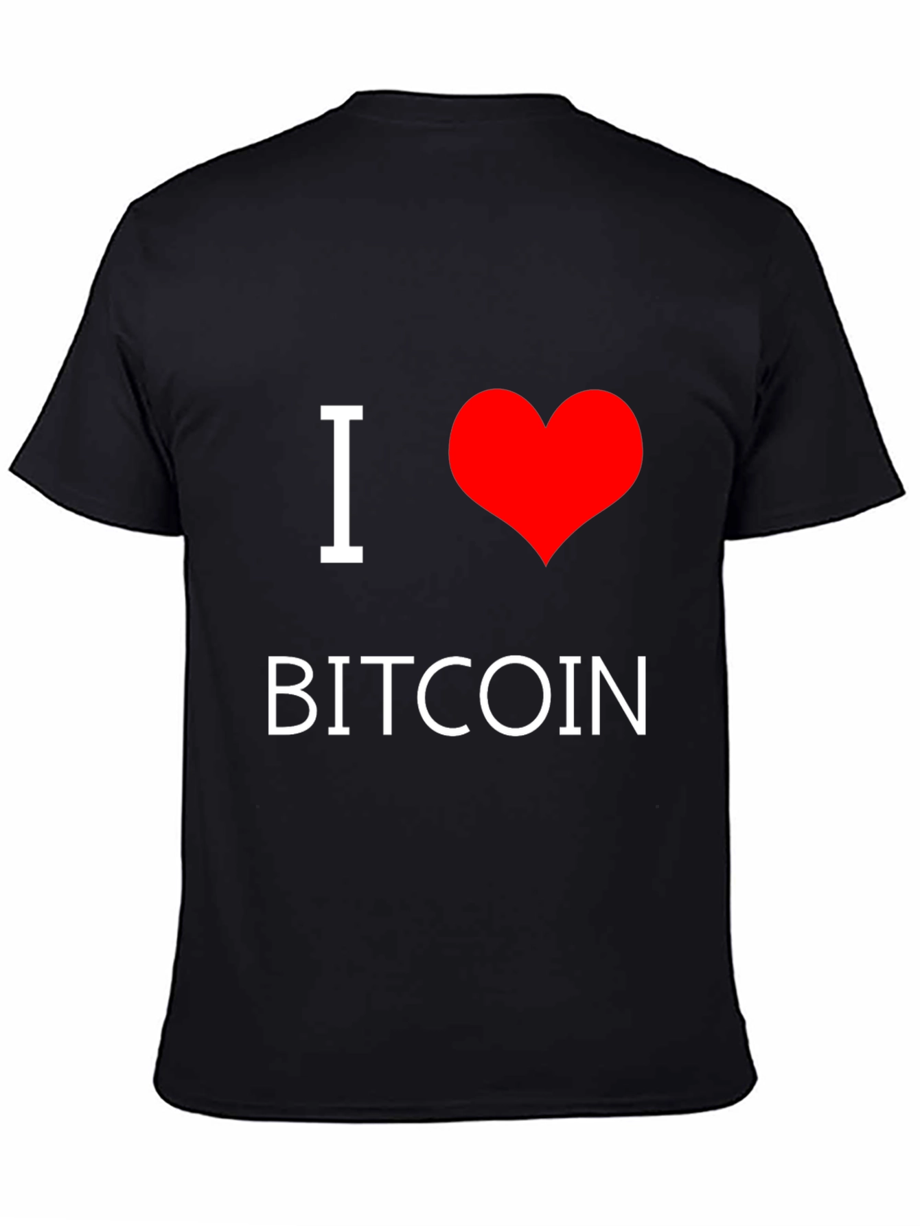 I Love Bitcoin T-Shirt - Crypto Enthusiast Tee