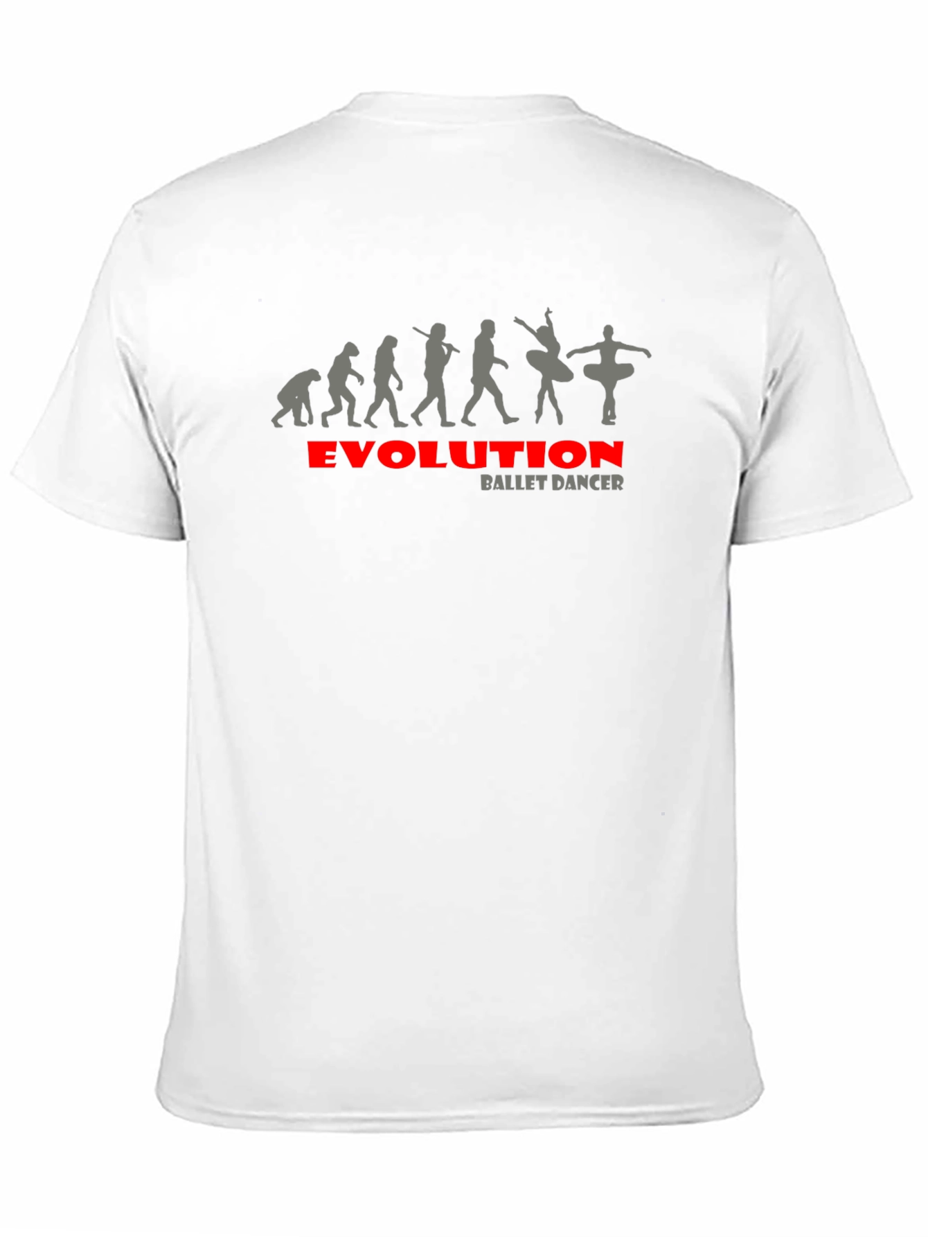 Evolution Ballet Dancer Black T-Shirt