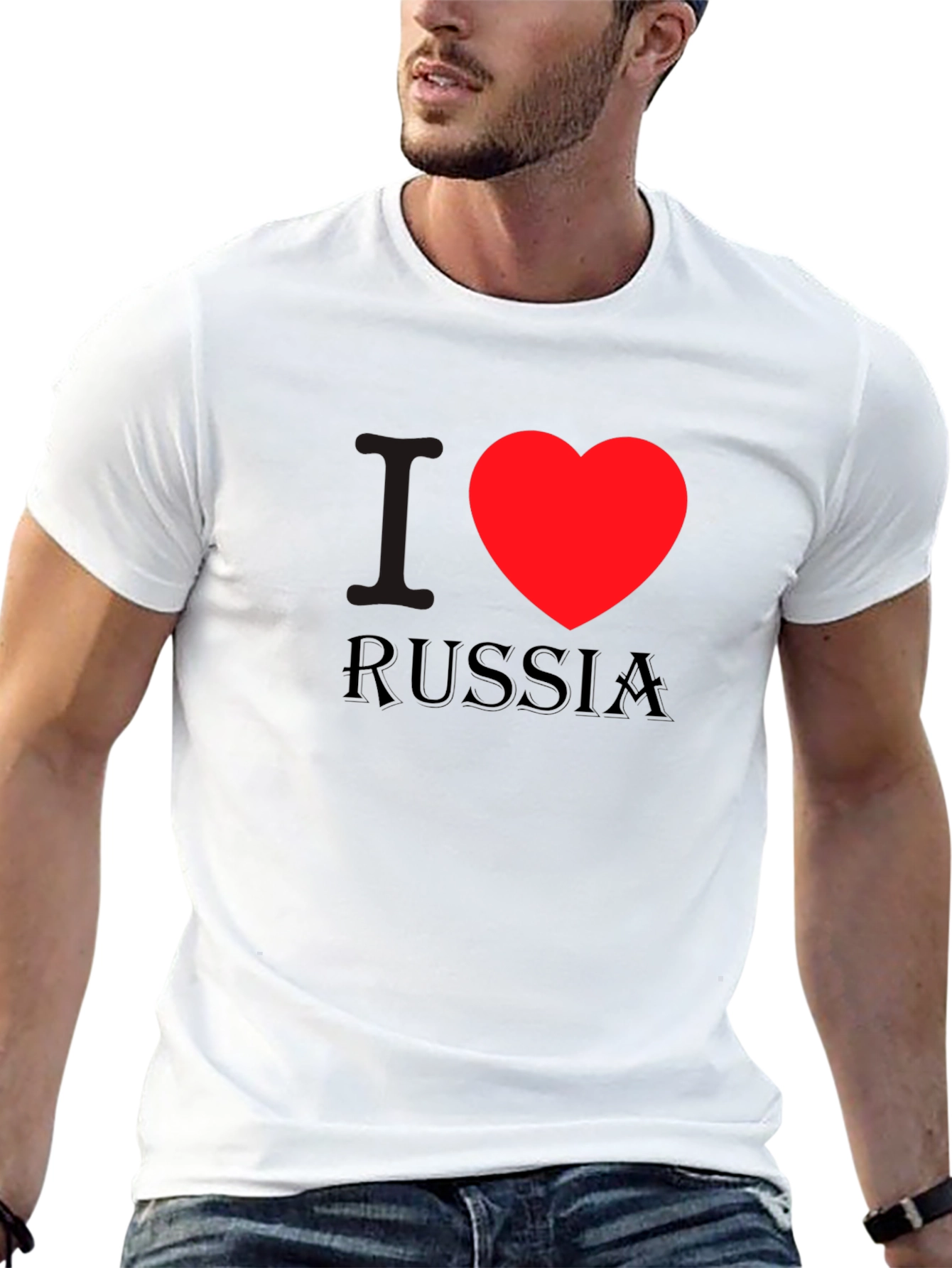 I Love Russia Graphic Tee