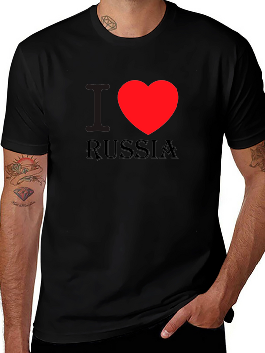 I Love Russia Graphic Tee