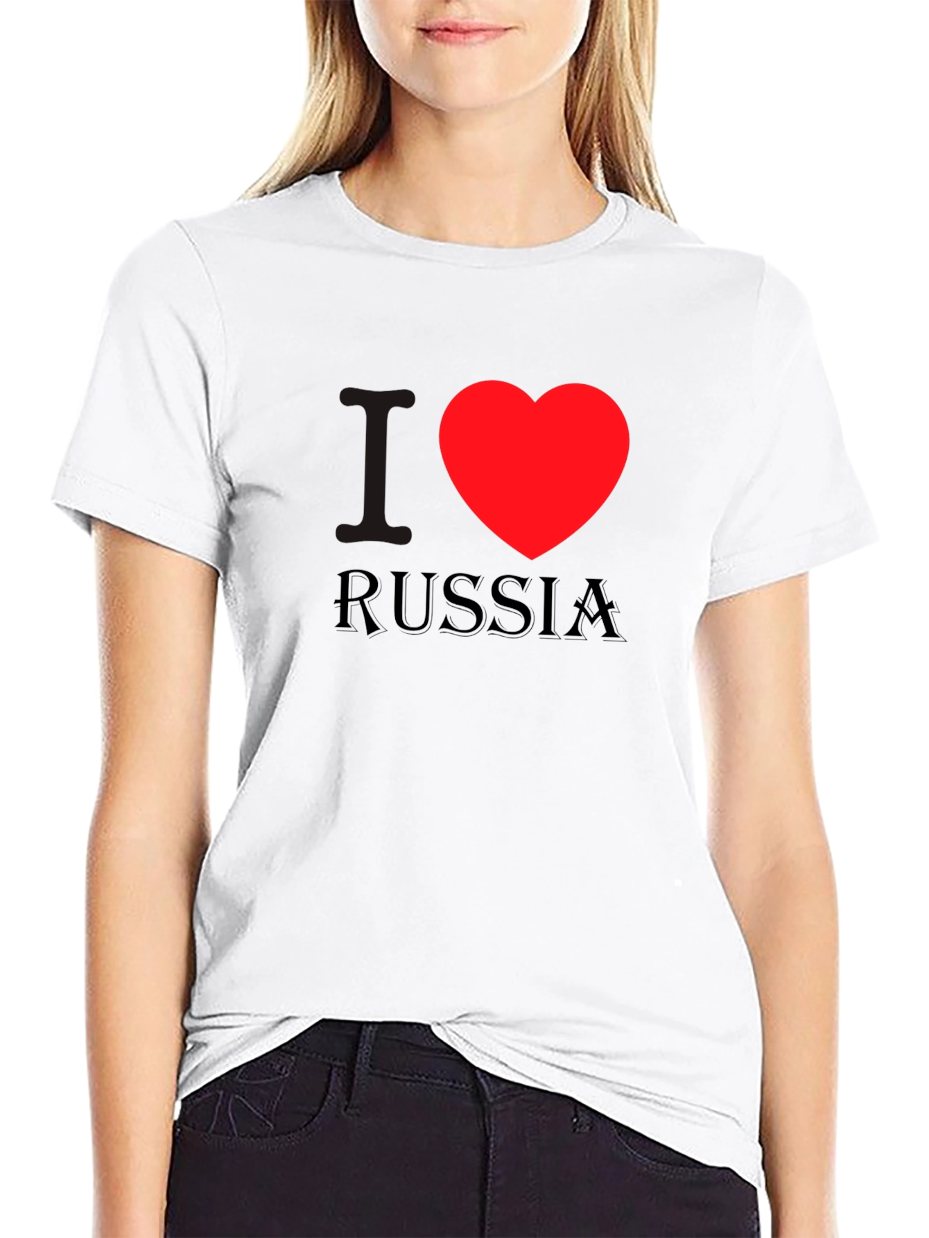 I Love Russia Graphic Tee