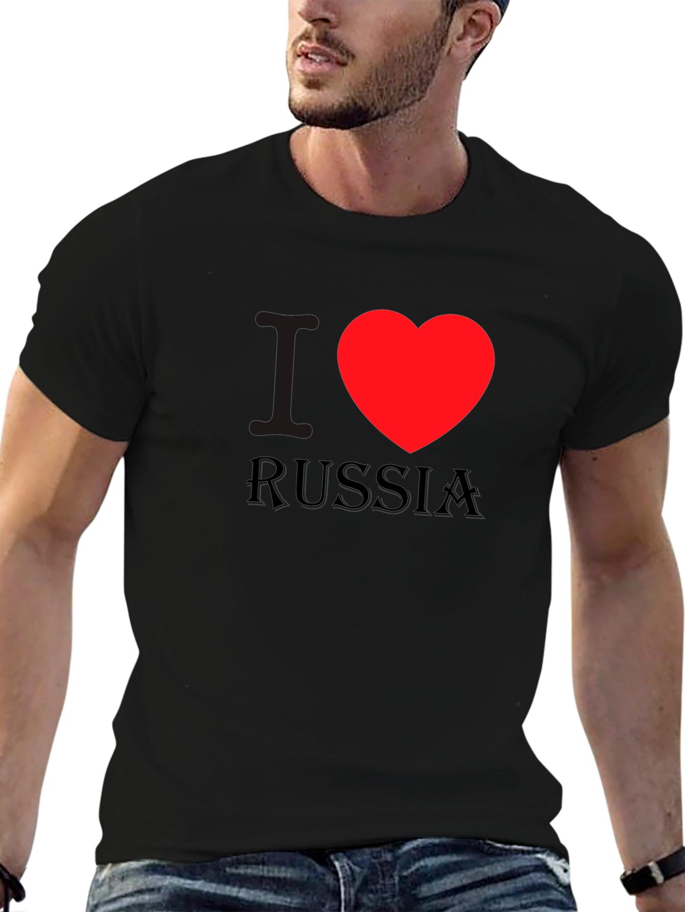 I Love Russia Graphic Tee