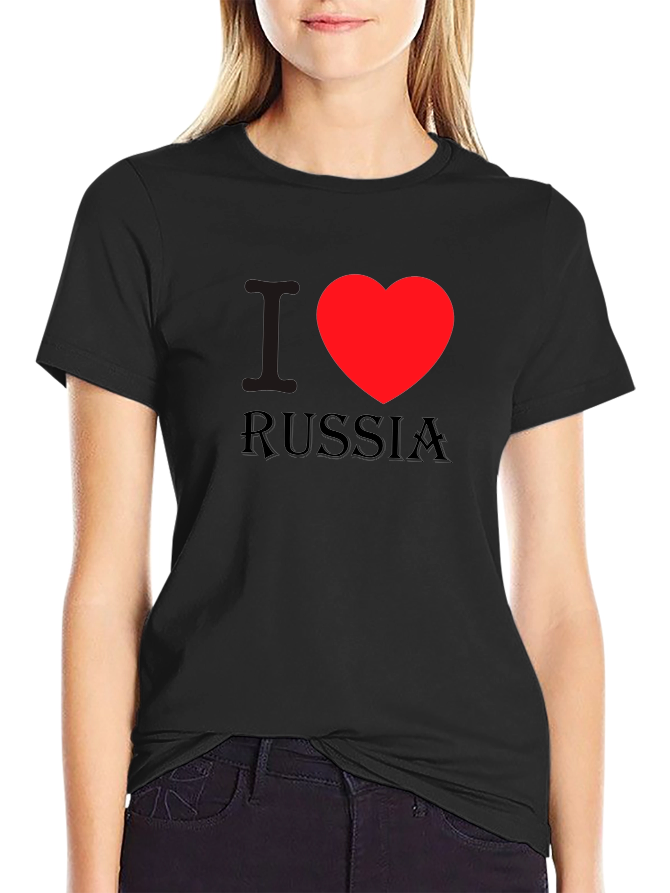 I Love Russia Graphic Tee