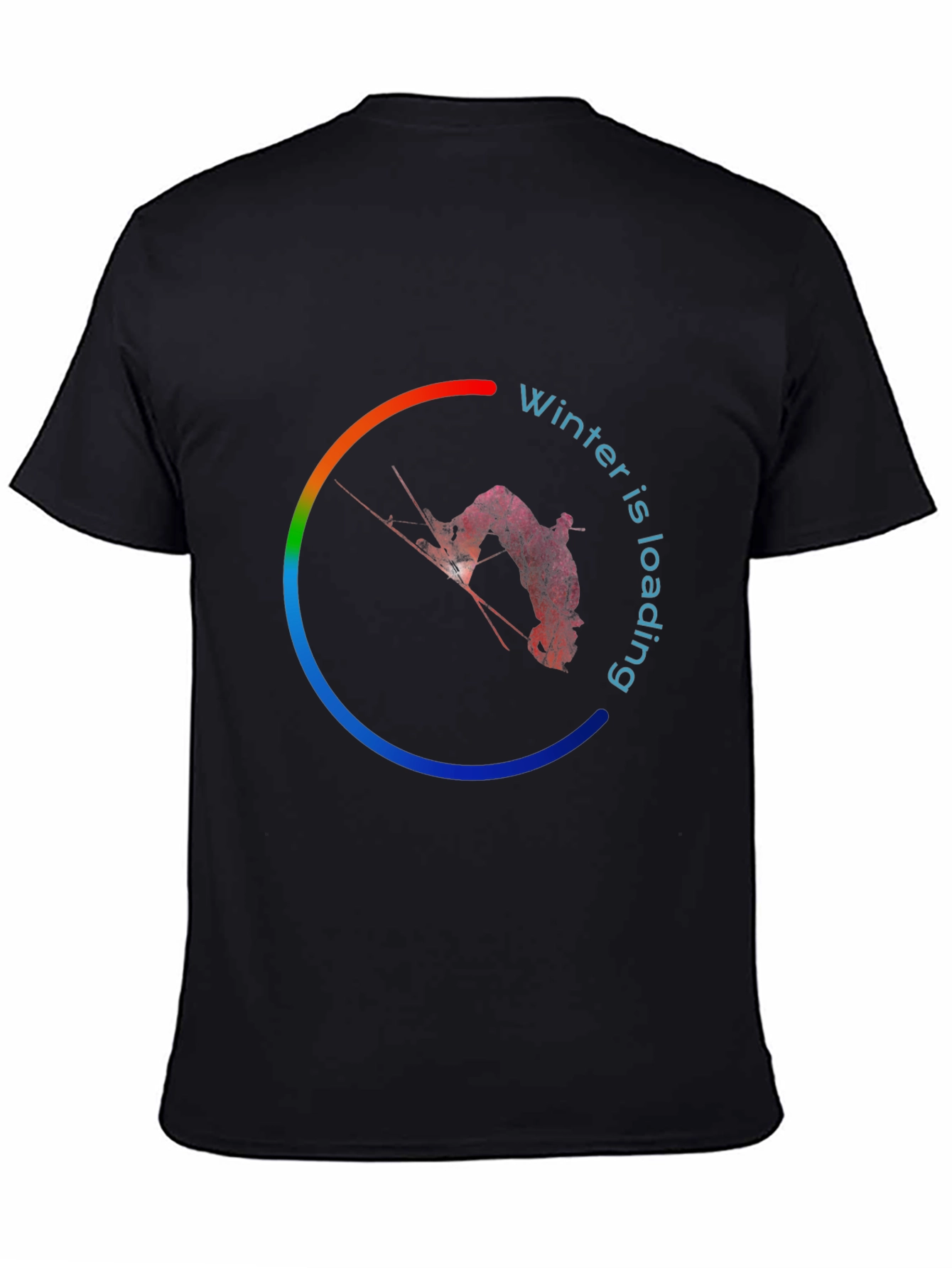 Winter is Loading Black Graphic Tee