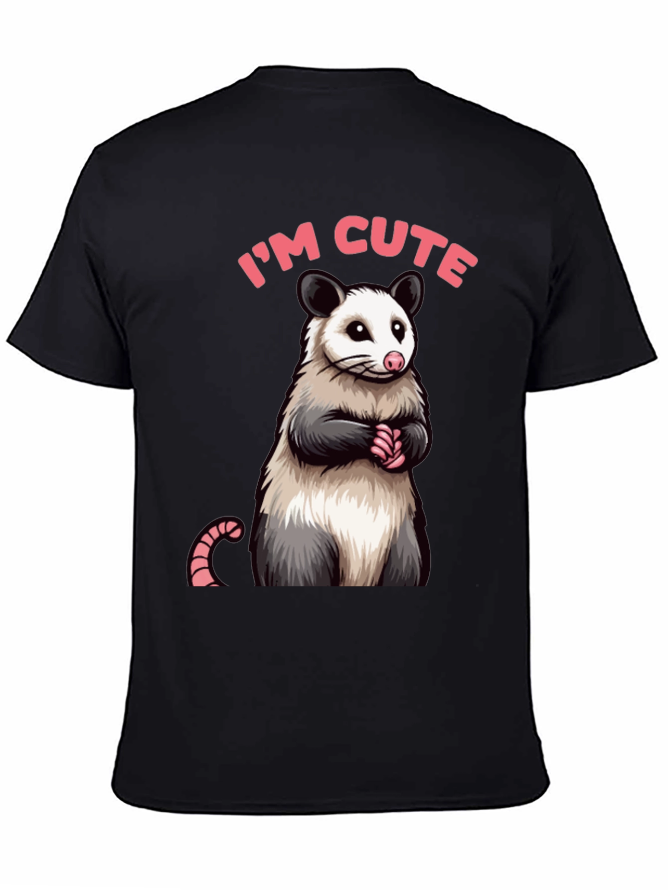 Cute Opossum Graphic Tee Shirt