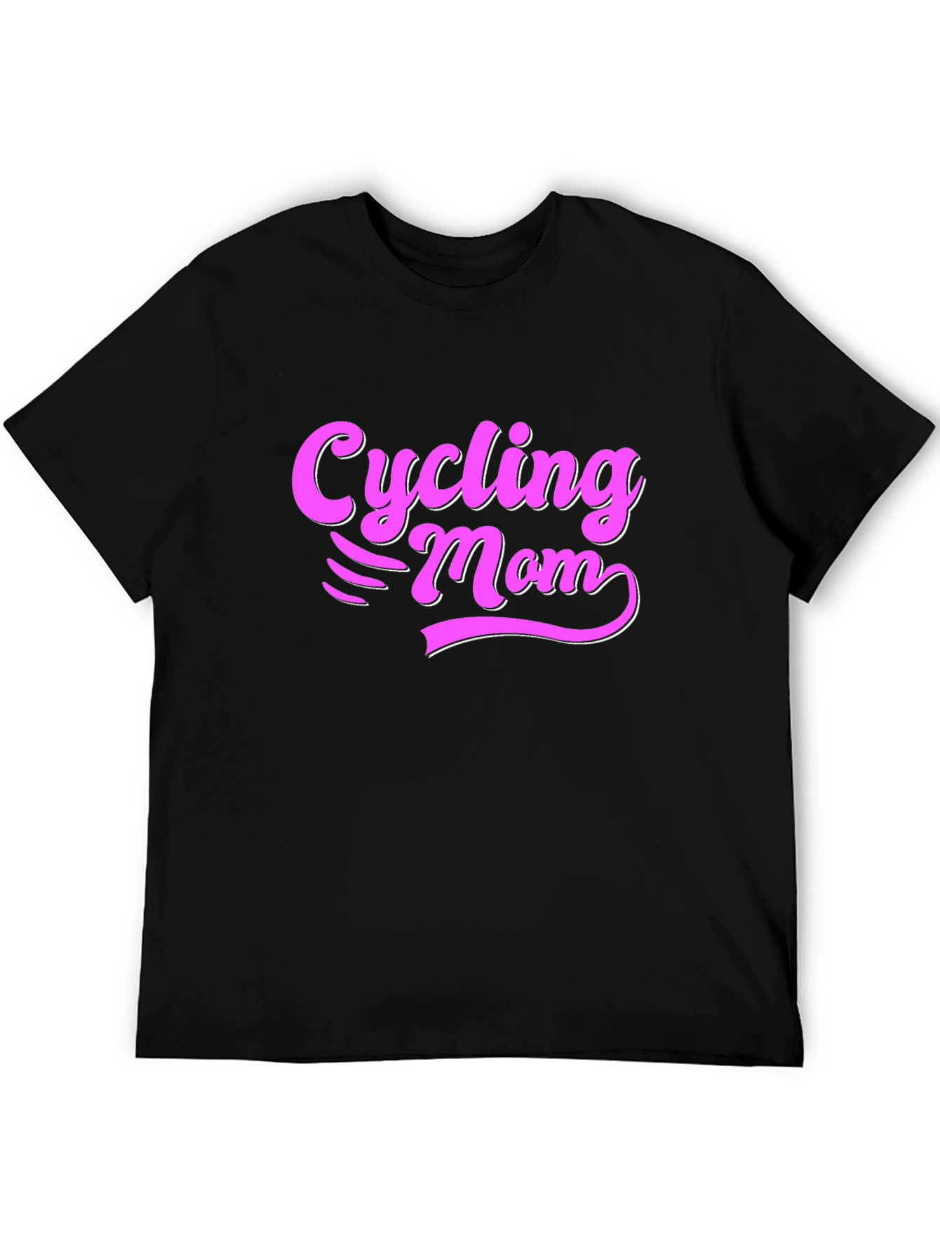 Cycling Mom Black T-Shirt