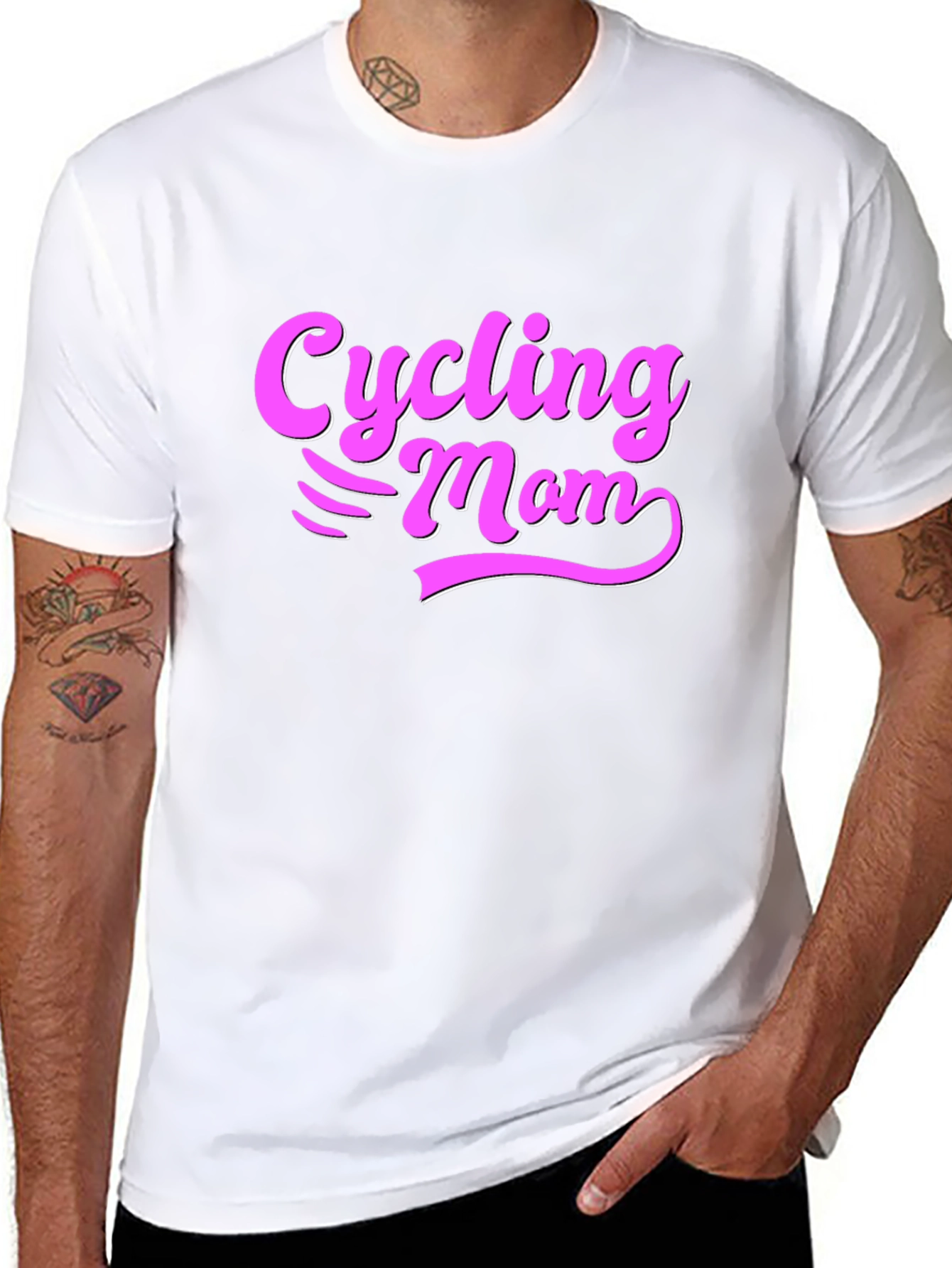 Cycling Mom Black T-Shirt