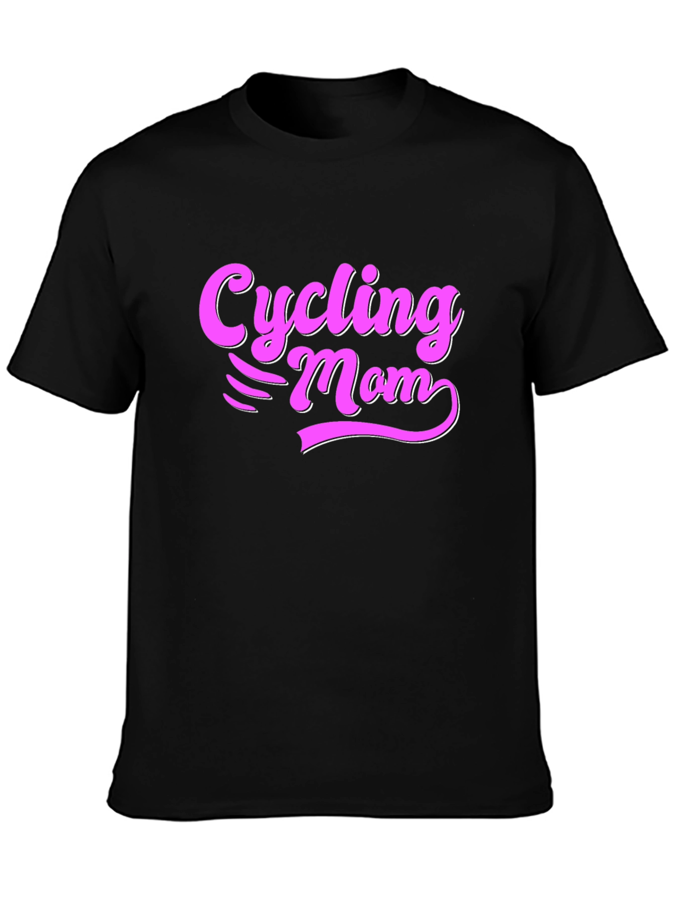 Cycling Mom Black T-Shirt