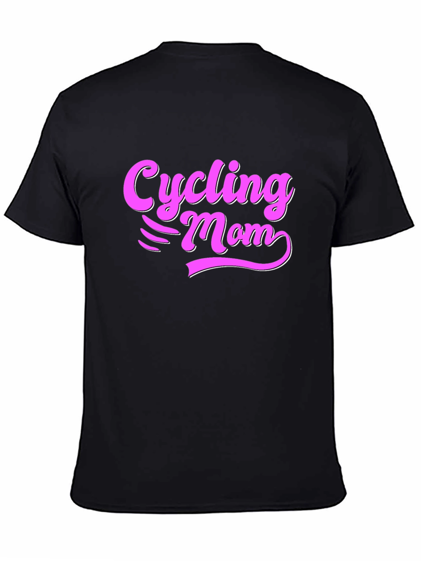 Cycling Mom Black T-Shirt