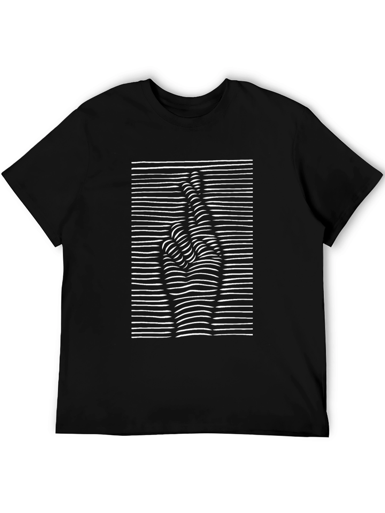 Optical Illusion Fingers Crossed Graphic Tee