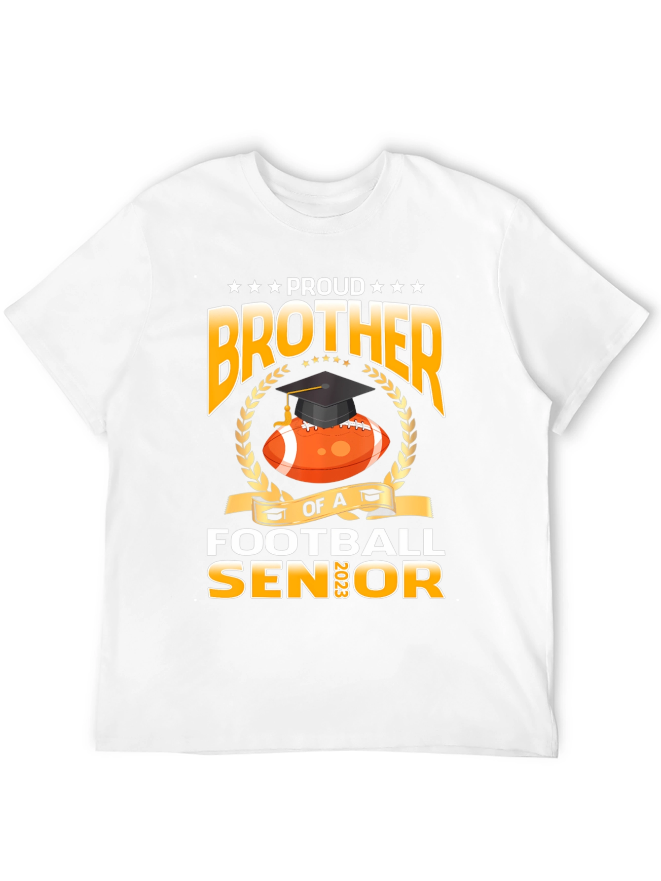 Proud Brother Football Senior 2023 T-Shirt