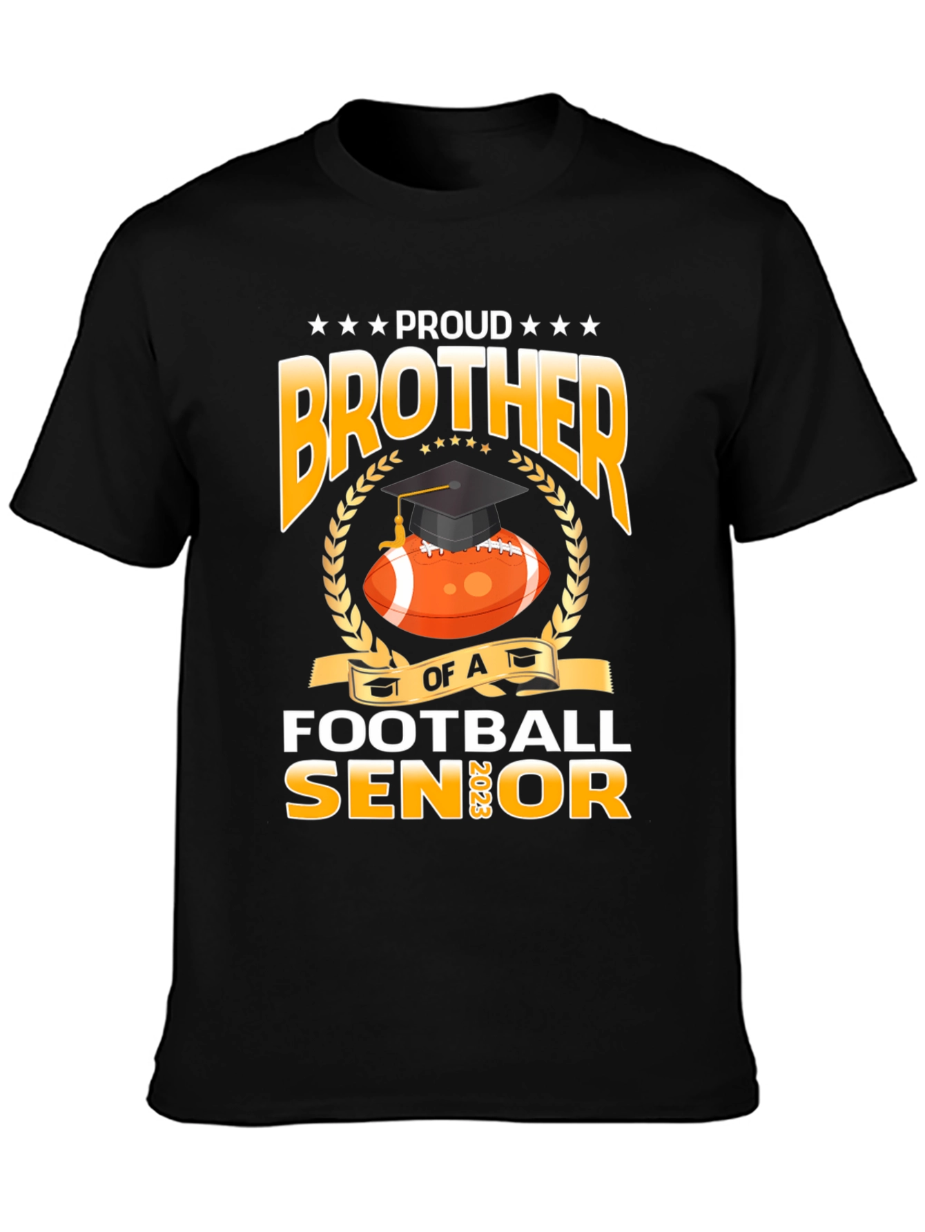 Proud Brother Football Senior 2023 T-Shirt