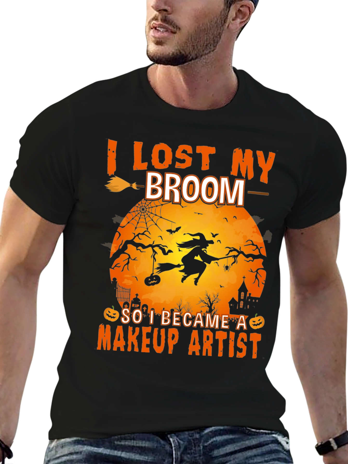 Halloween Witch Makeup Artist T-Shirt