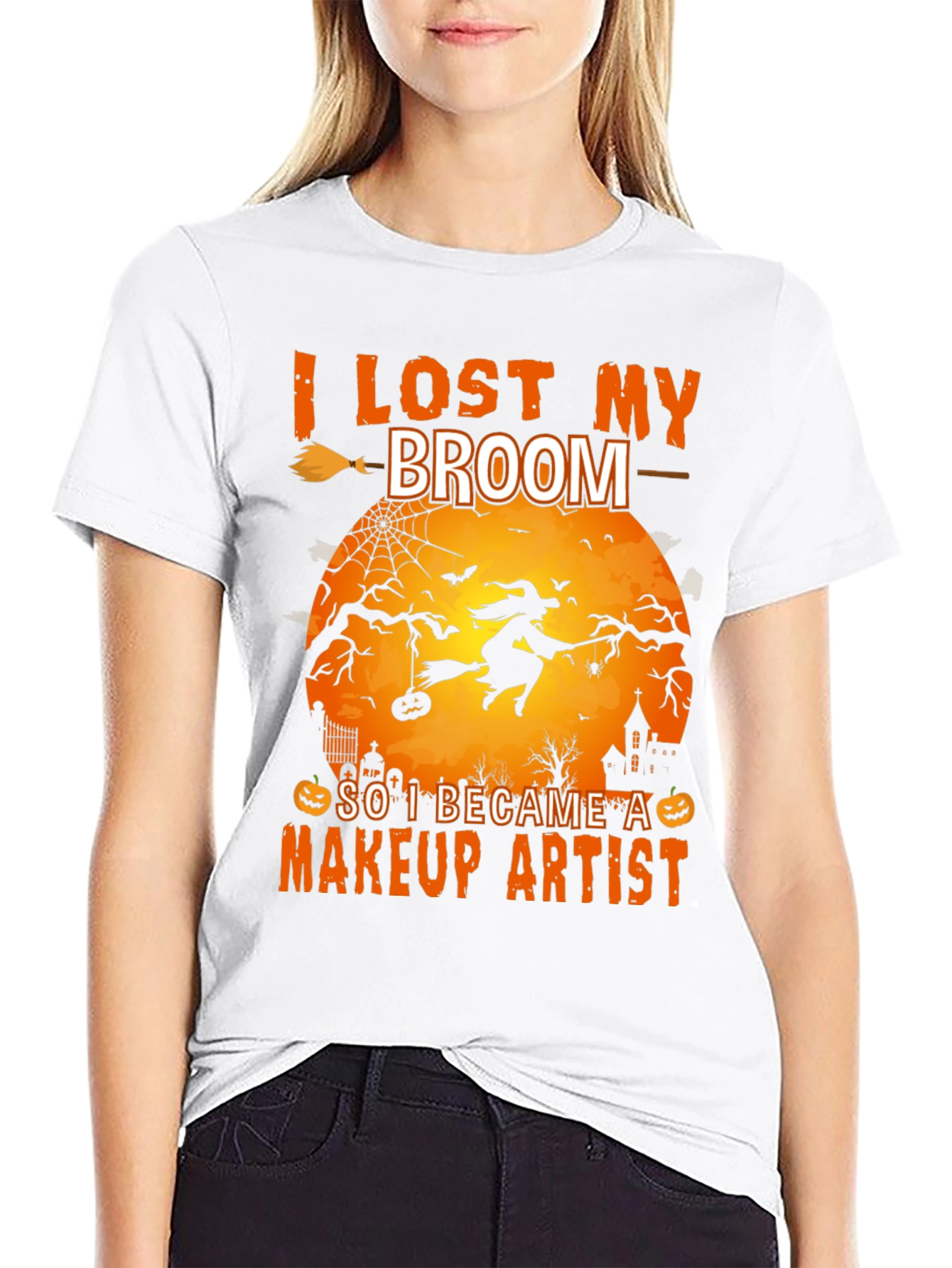Halloween Witch Makeup Artist T-Shirt