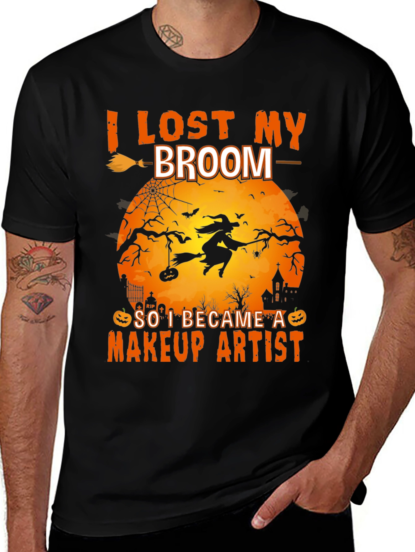 Halloween Witch Makeup Artist T-Shirt
