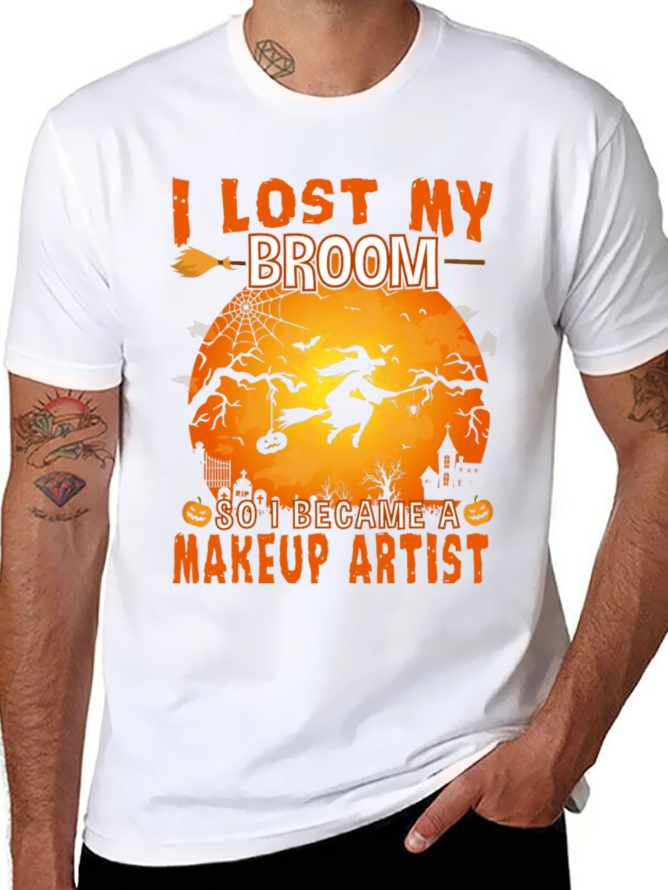 Halloween Witch Makeup Artist T-Shirt