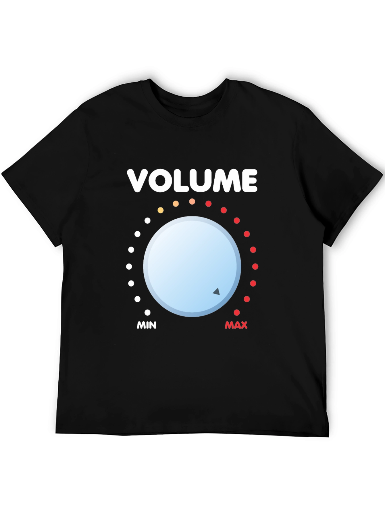 Volume Knob Graphic Tee - Black
