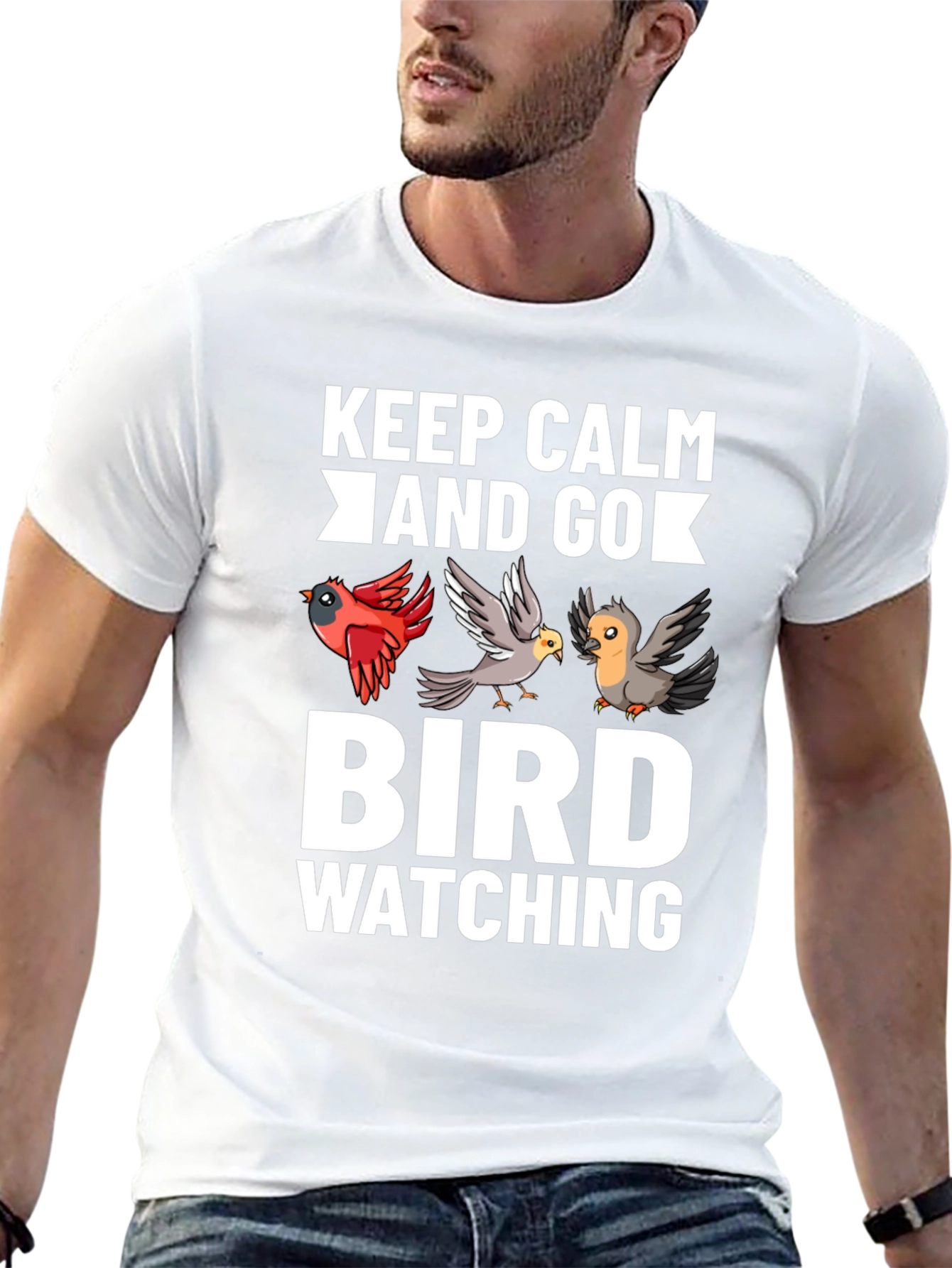 Keep Calm and Go Bird Watching T-Shirt