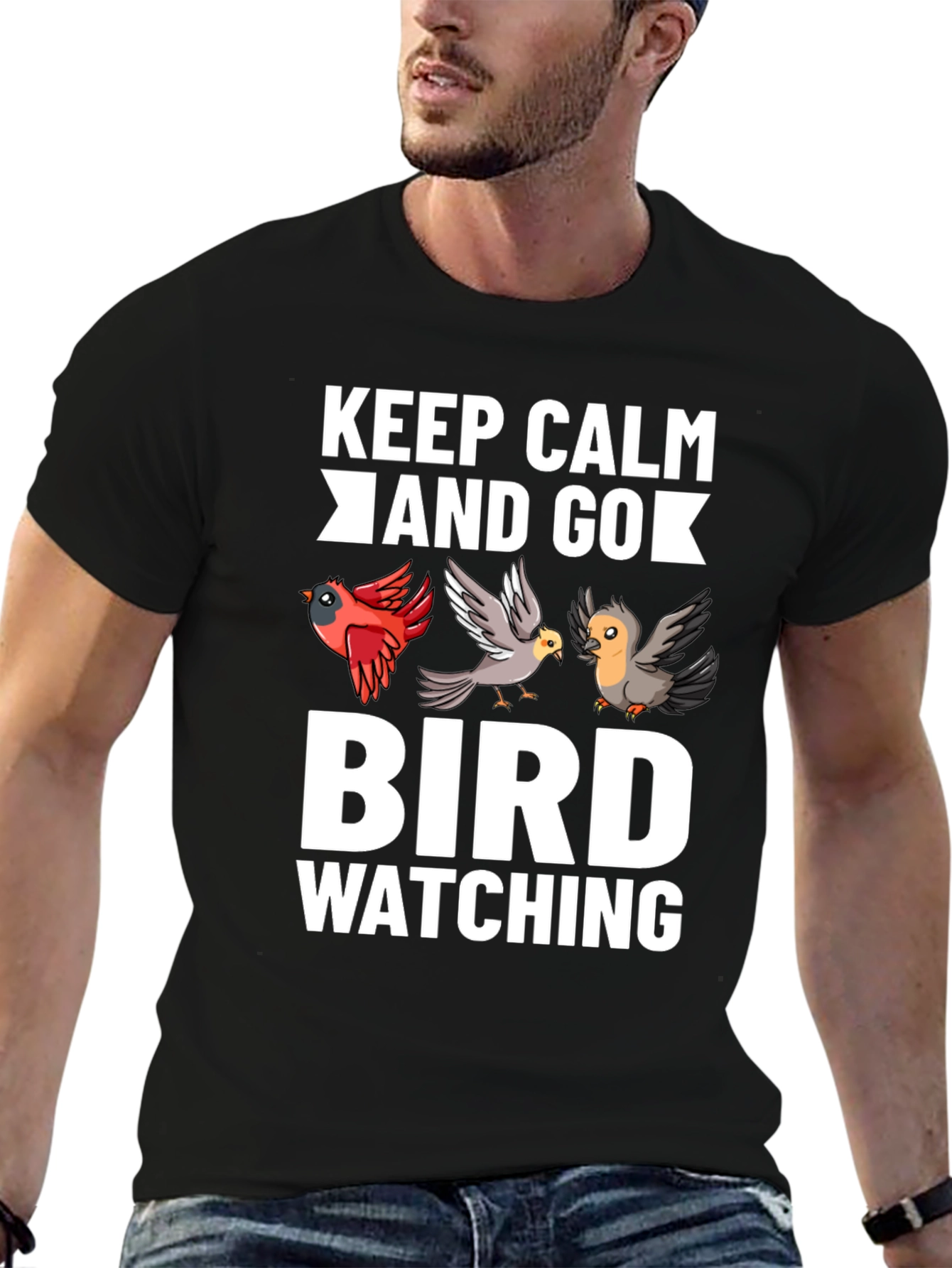 Keep Calm and Go Bird Watching T-Shirt