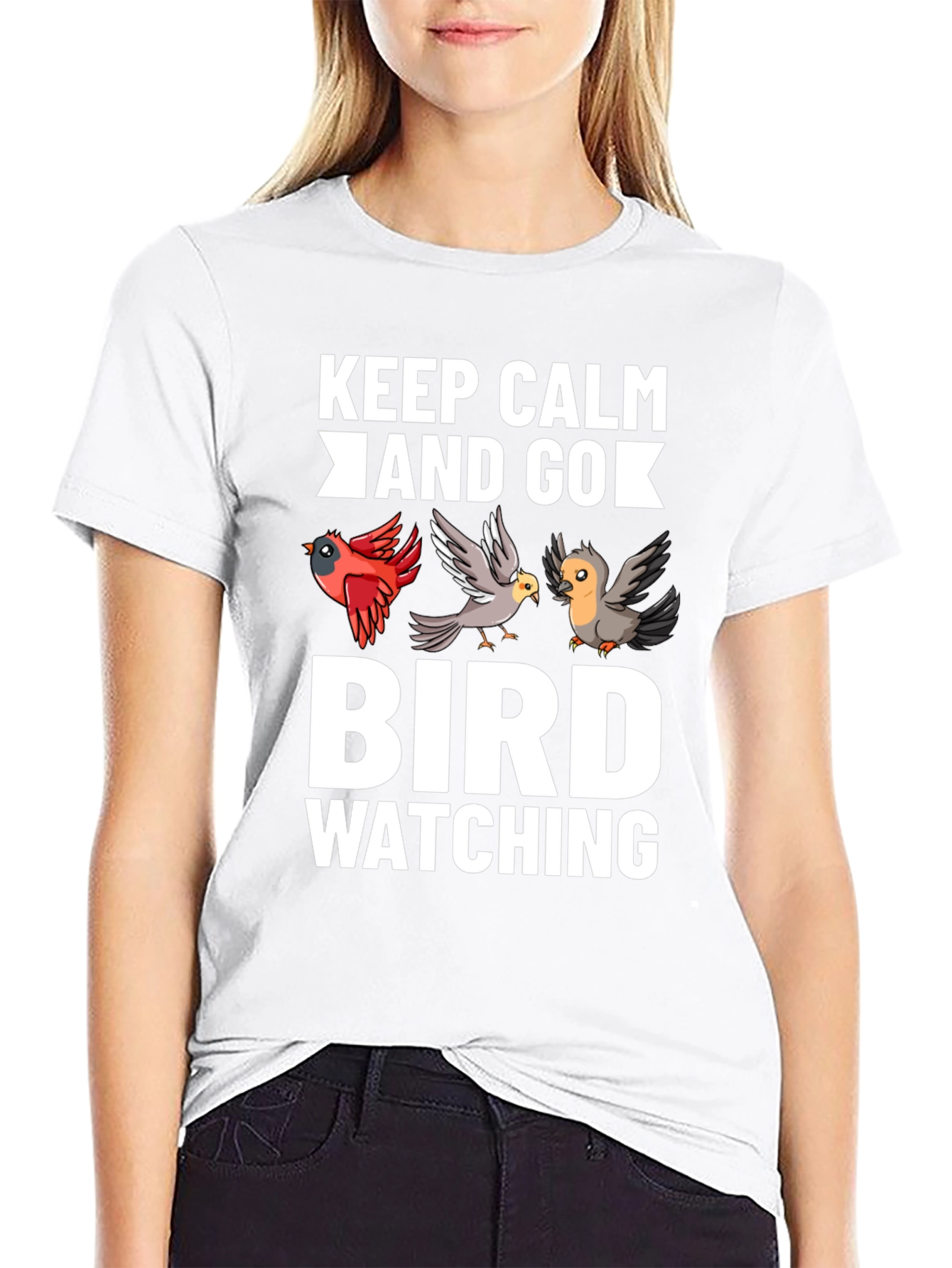 Keep Calm and Go Bird Watching T-Shirt