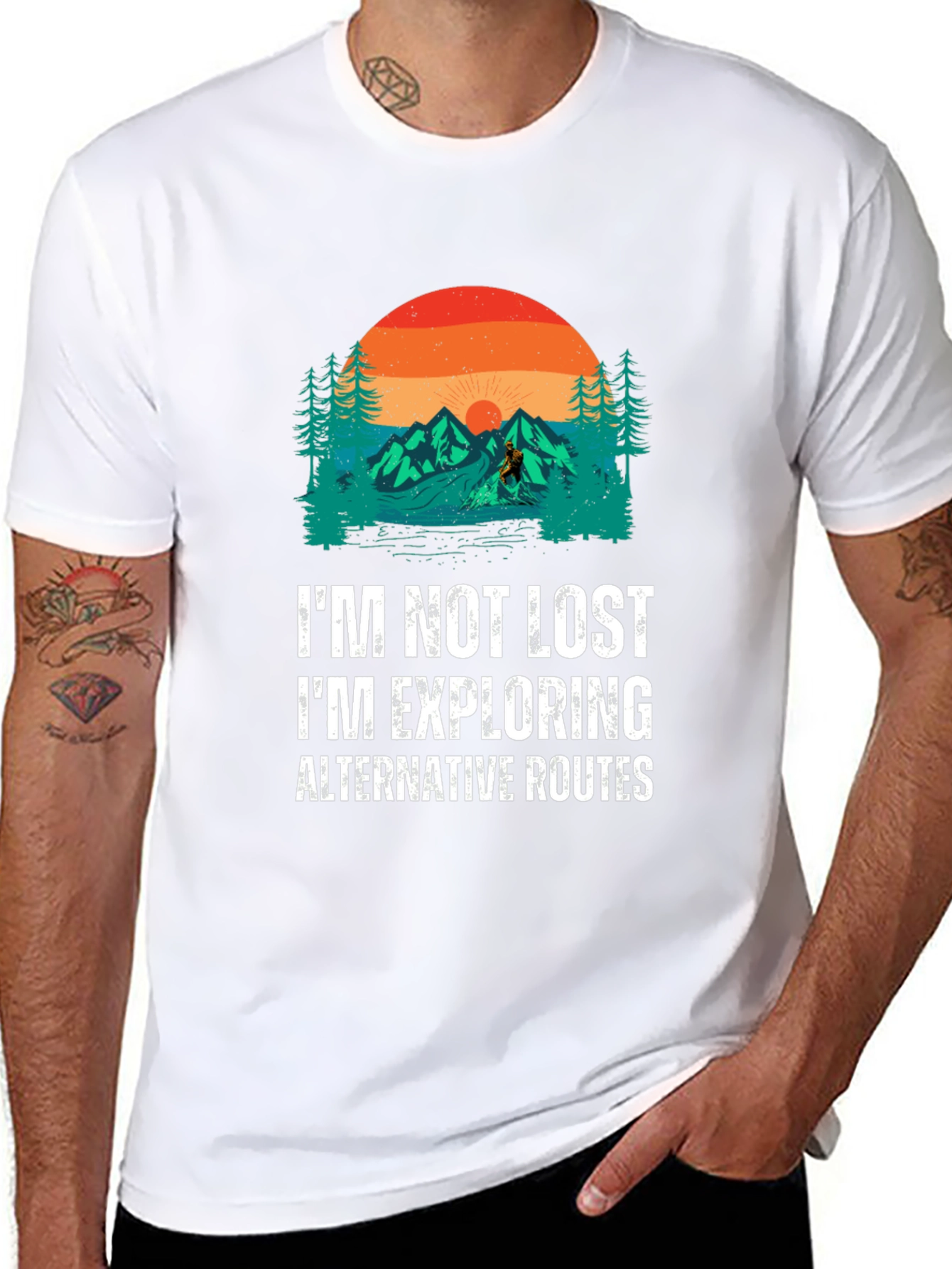 Adventure Seeker Tee - Im Not Lost Graphic