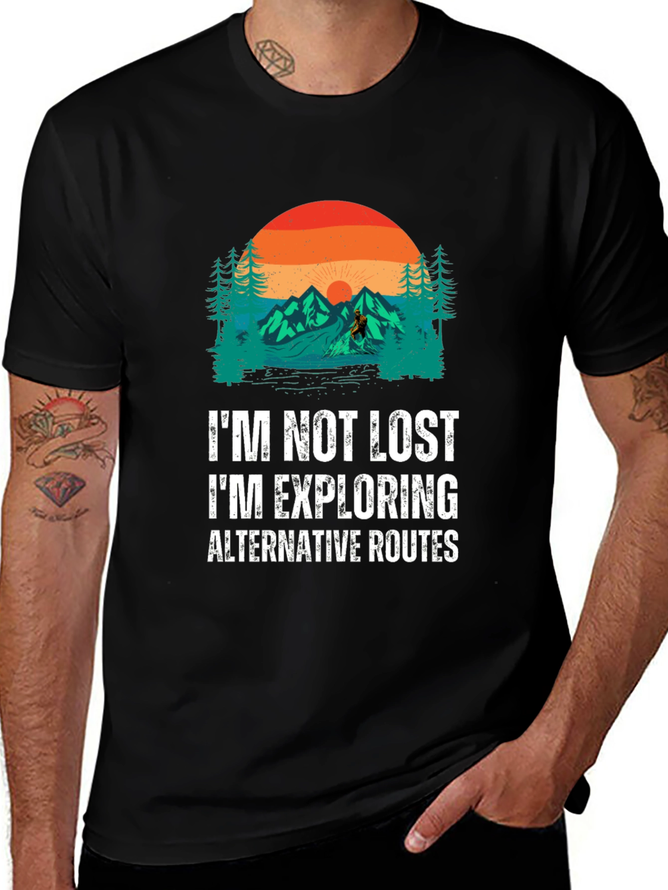 Adventure Seeker Tee - Im Not Lost Graphic