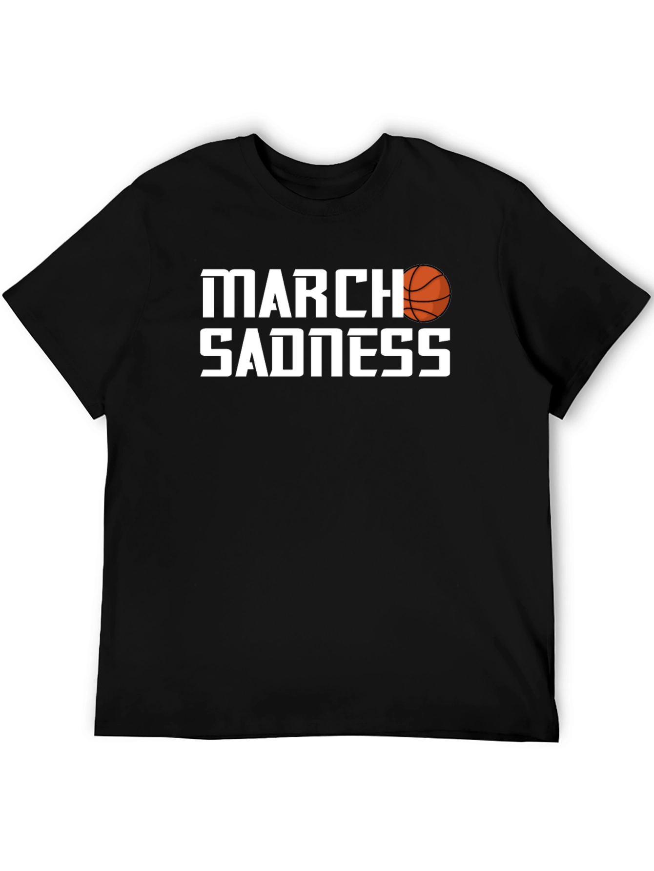 March Sadness Graphic Tee - Basketball Fan T-Shirt
