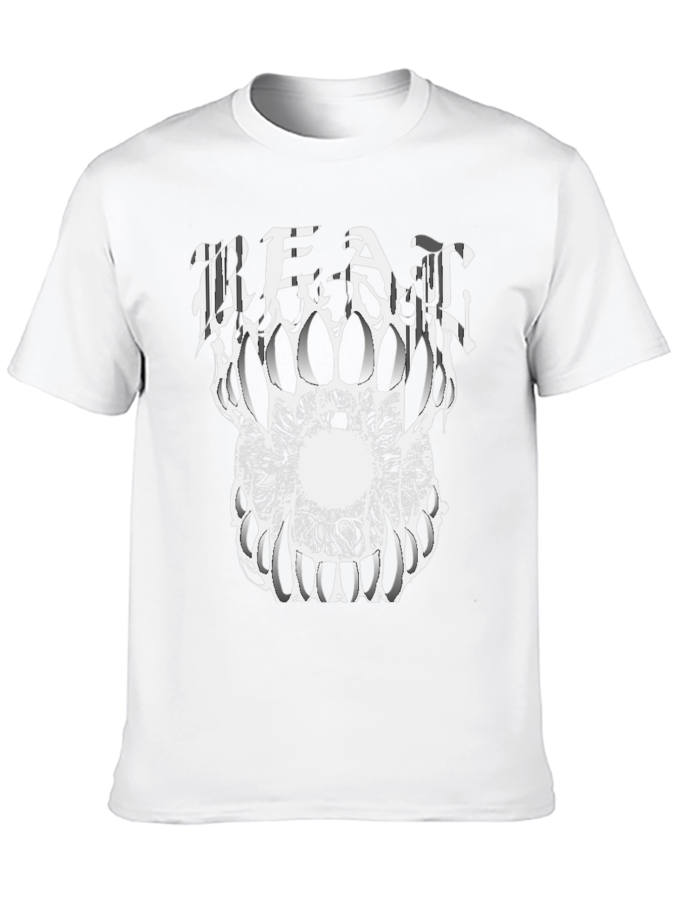 Surreal Graphic Print Black T-Shirt