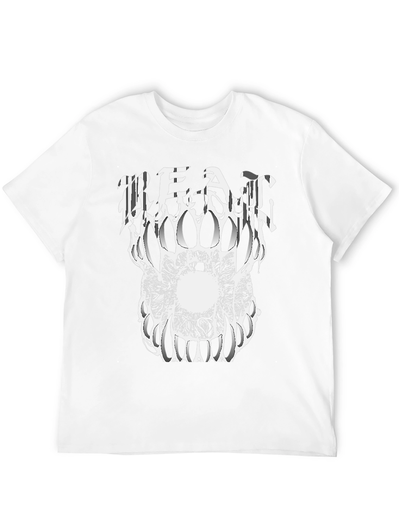 Surreal Graphic Print Black T-Shirt