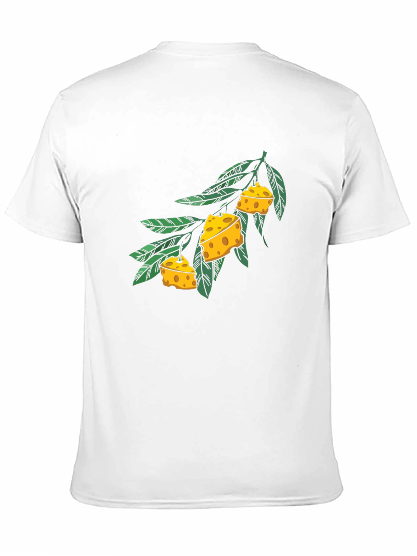 Cheese Branch Graphic Black T-Shirt