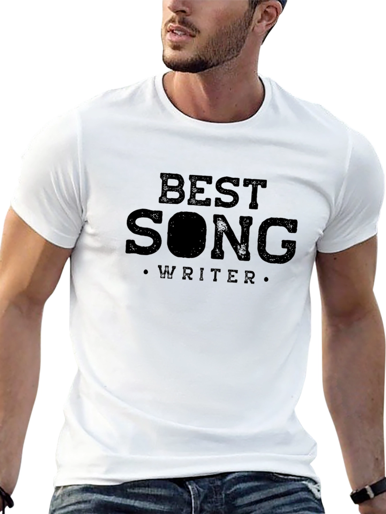 Best Songwriter T-Shirt - Black Casual Tee