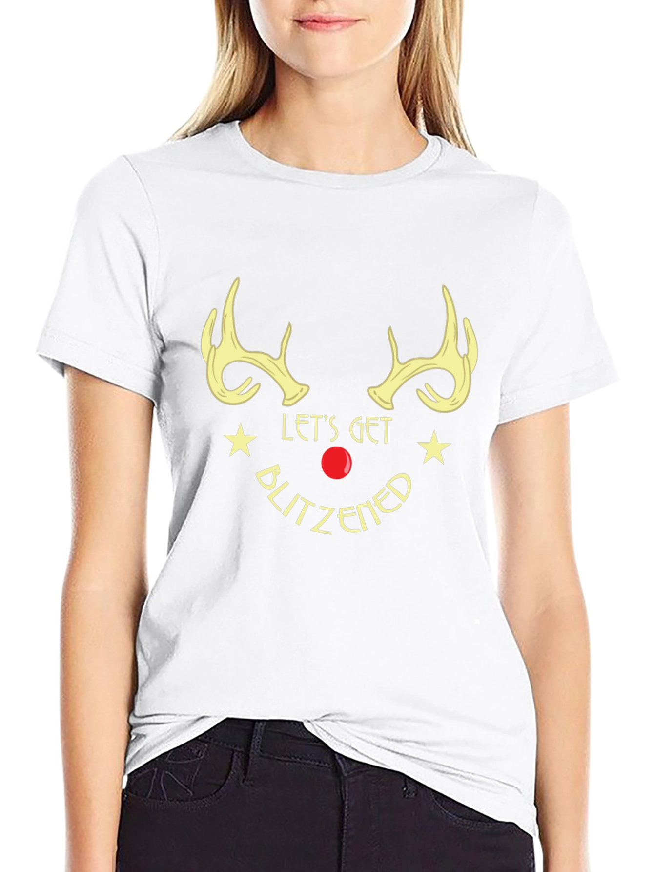 Lets Get Blitzened Holiday Graphic Tee